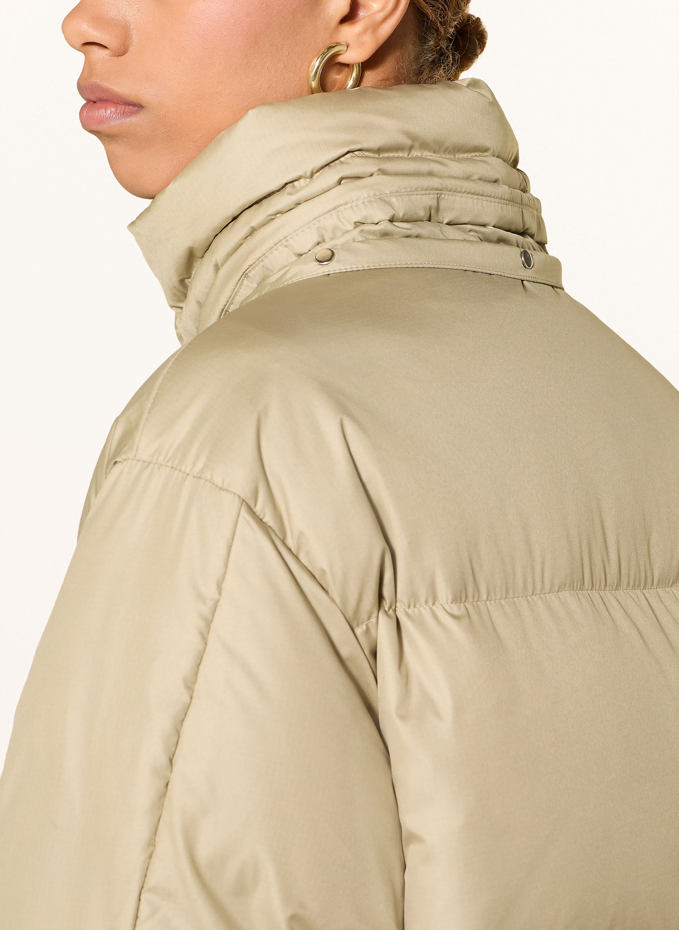 Thumbnail - Marc O'polo Denim Daunenmantel Mit Abnehmbarer Kapuze gruen