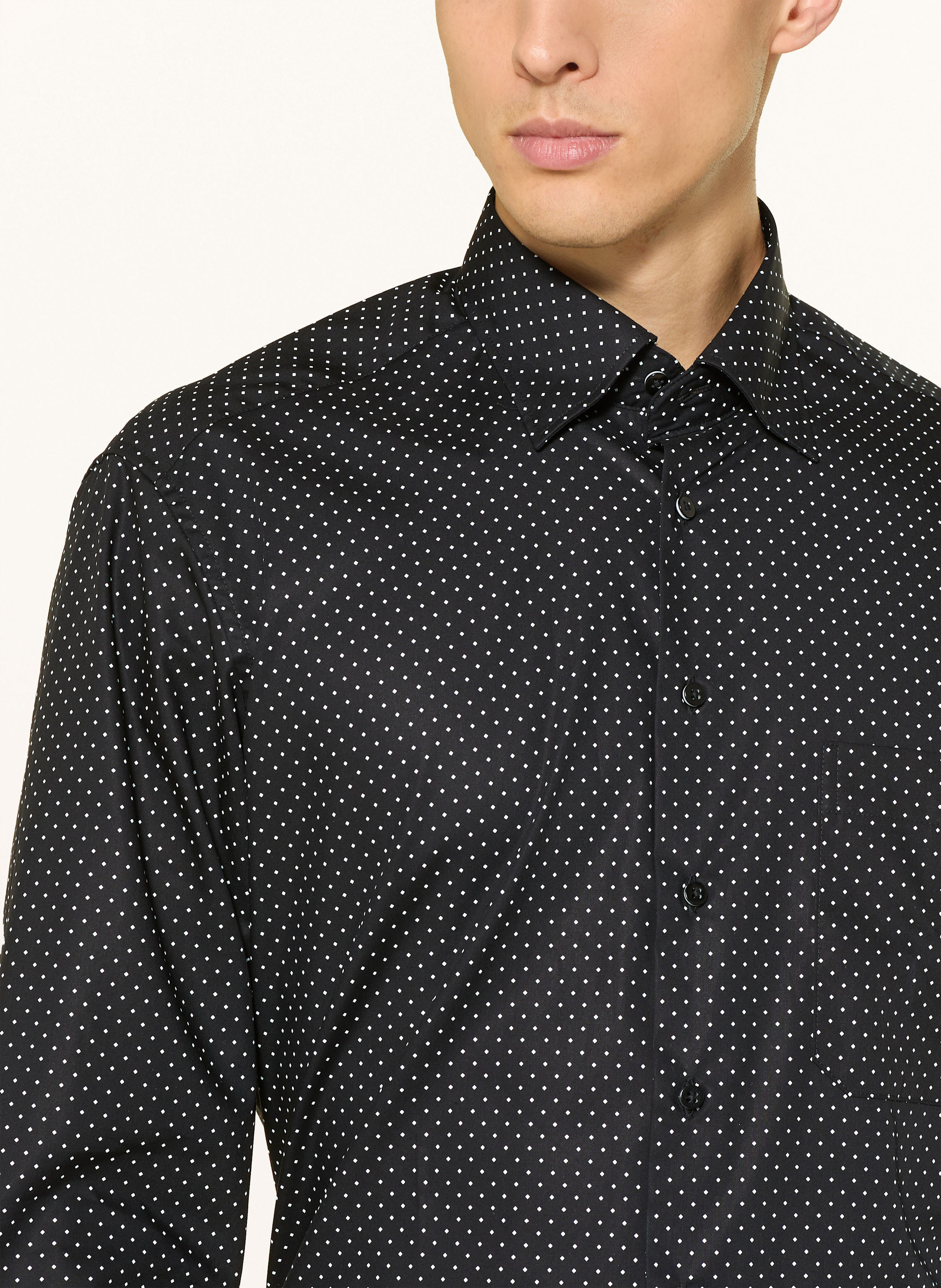 Thumbnail - Eterna Hemd Comfort Fit schwarz