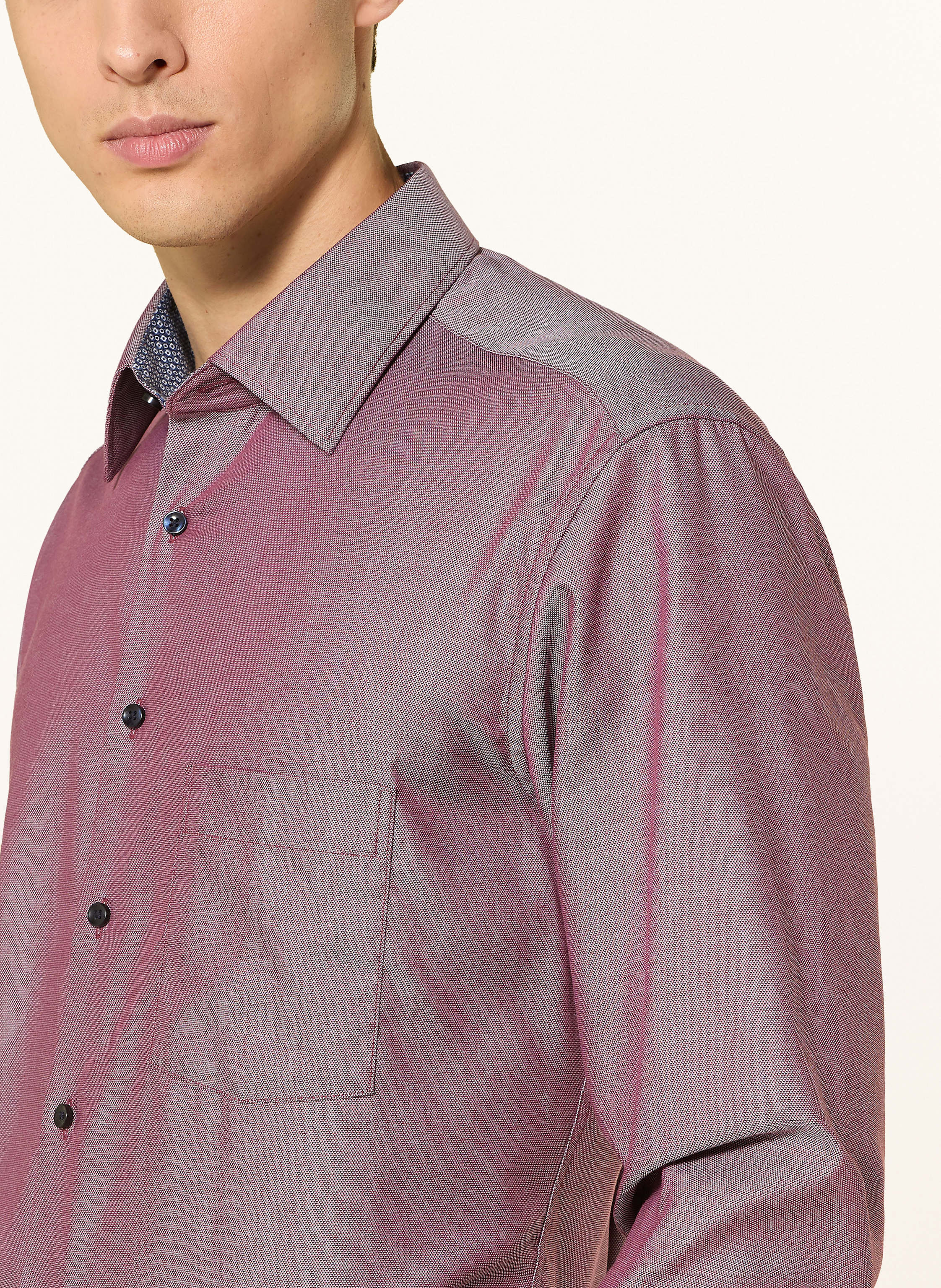 Thumbnail - Eterna Hemd Modern Fit lila