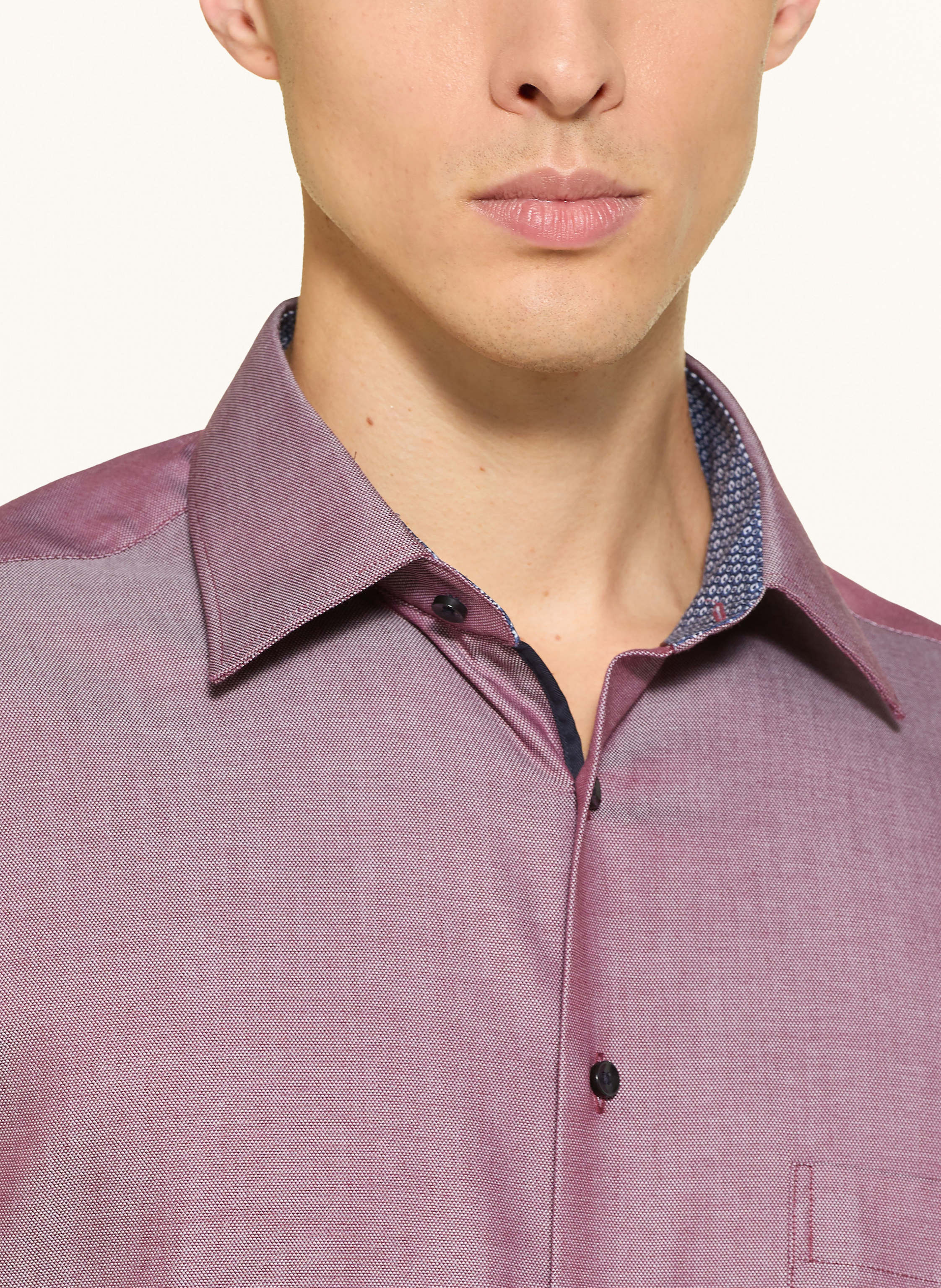 Thumbnail - Eterna Hemd Modern Fit lila