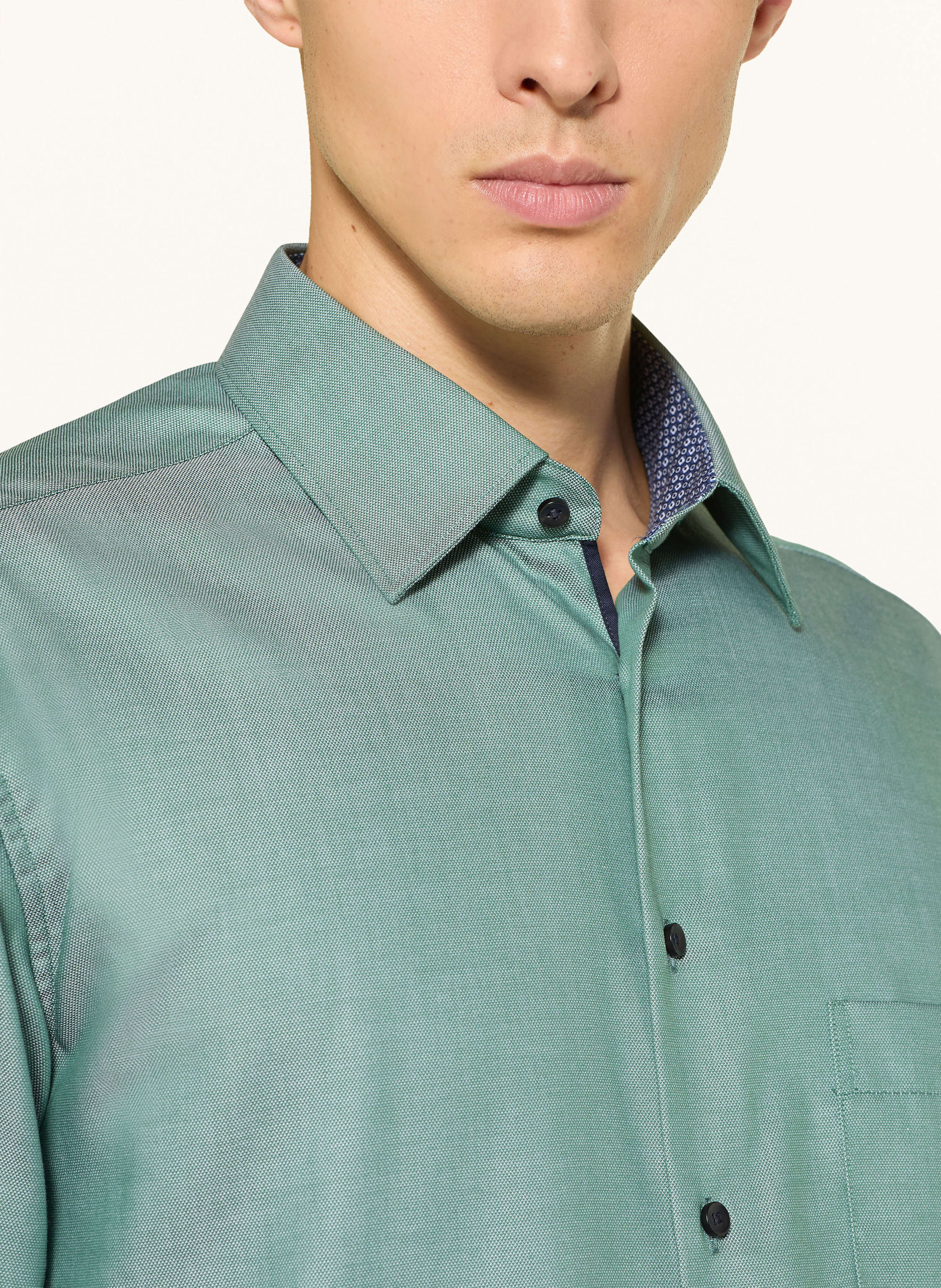 Thumbnail - Eterna Hemd Modern Fit gruen