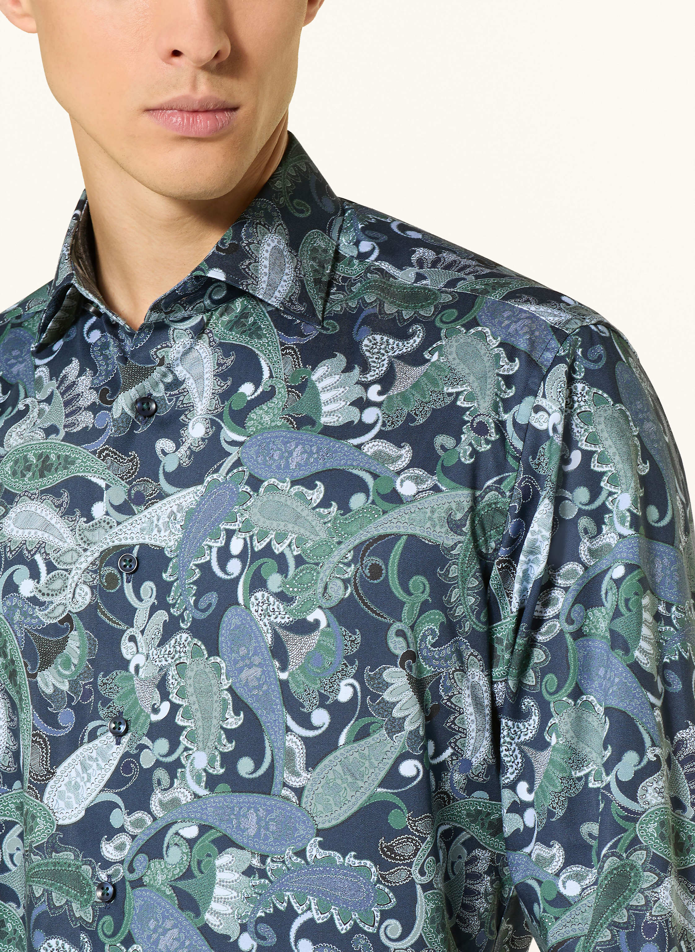 Thumbnail - Eterna Hemd Modern Fit gruen