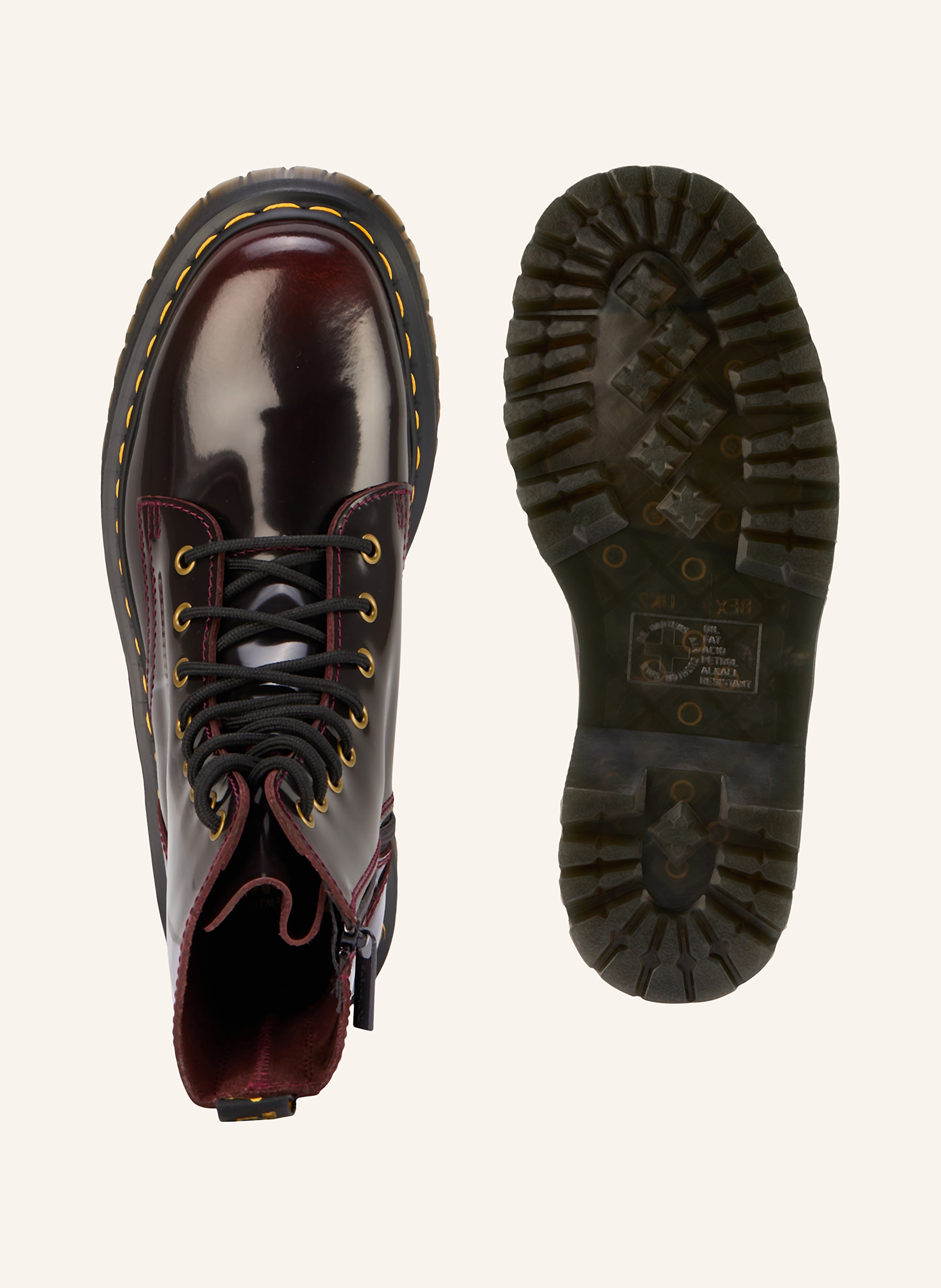 Thumbnail - Dr. Martens Schnürboots Jadon Arcadia rot