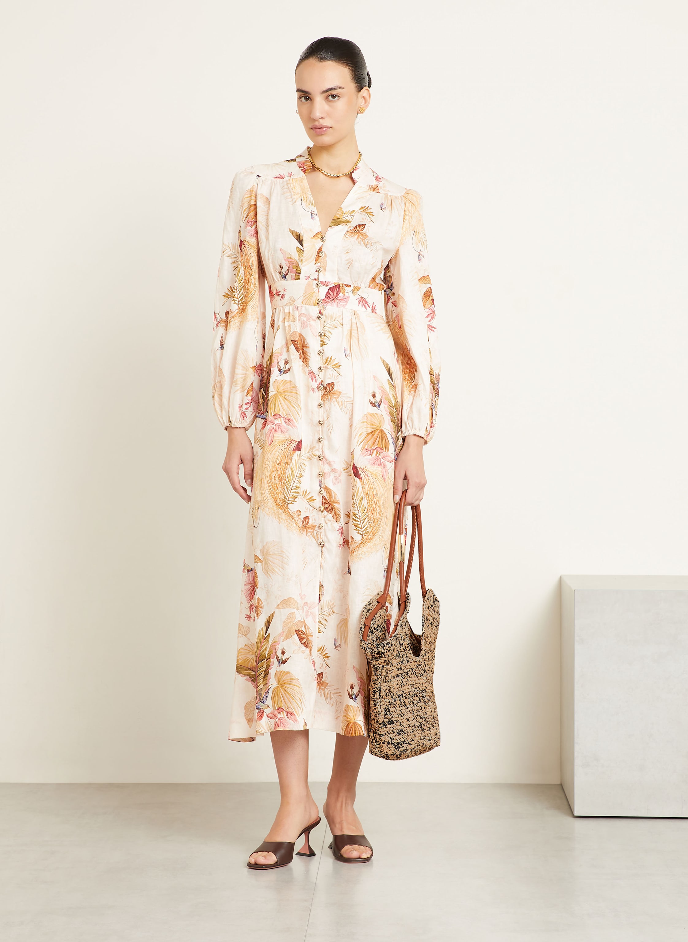 Thumbnail - Zimmermann Strandtasche Goldentime beige