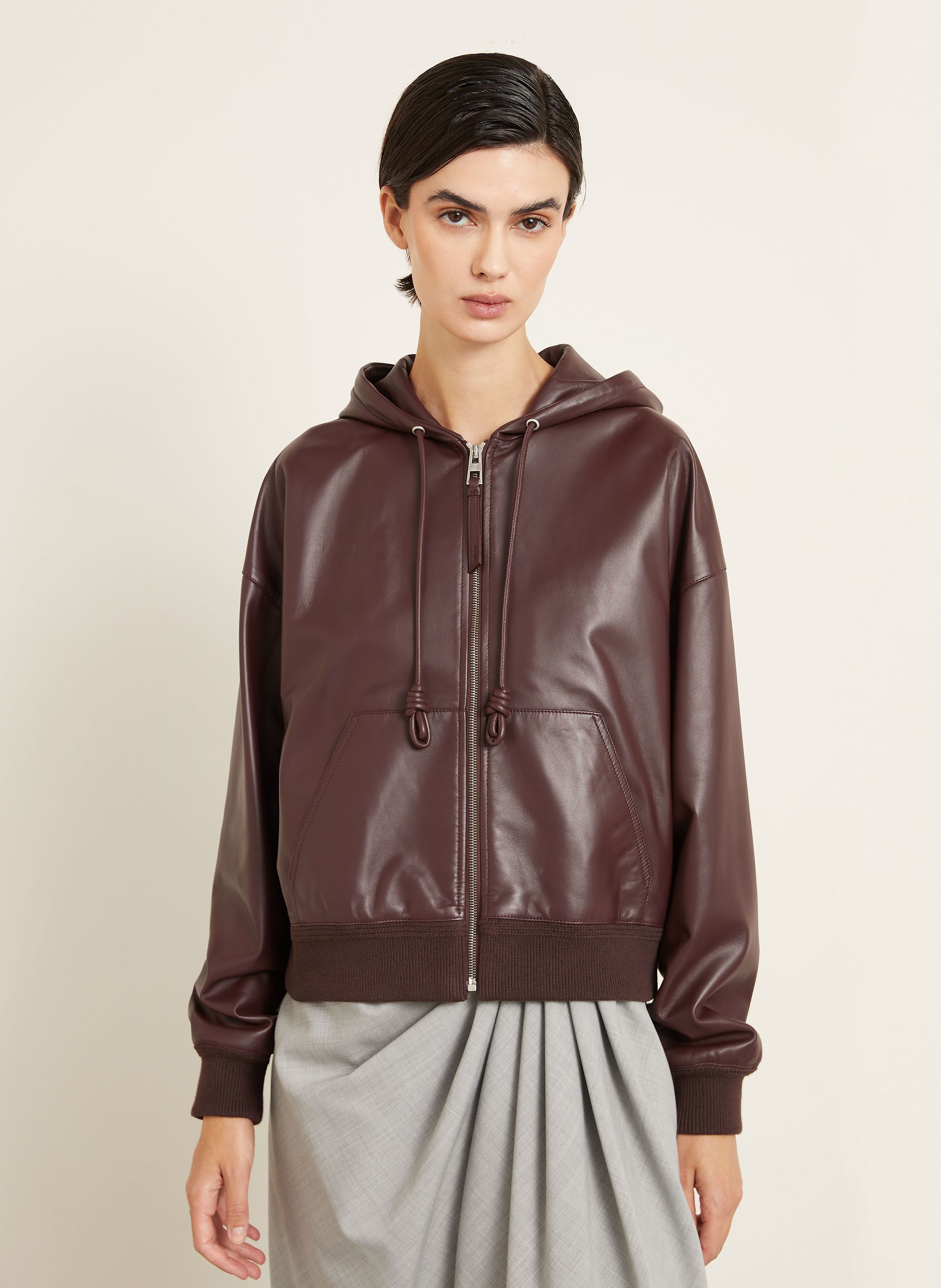 Thumbnail - Loewe Lederjacke braun
