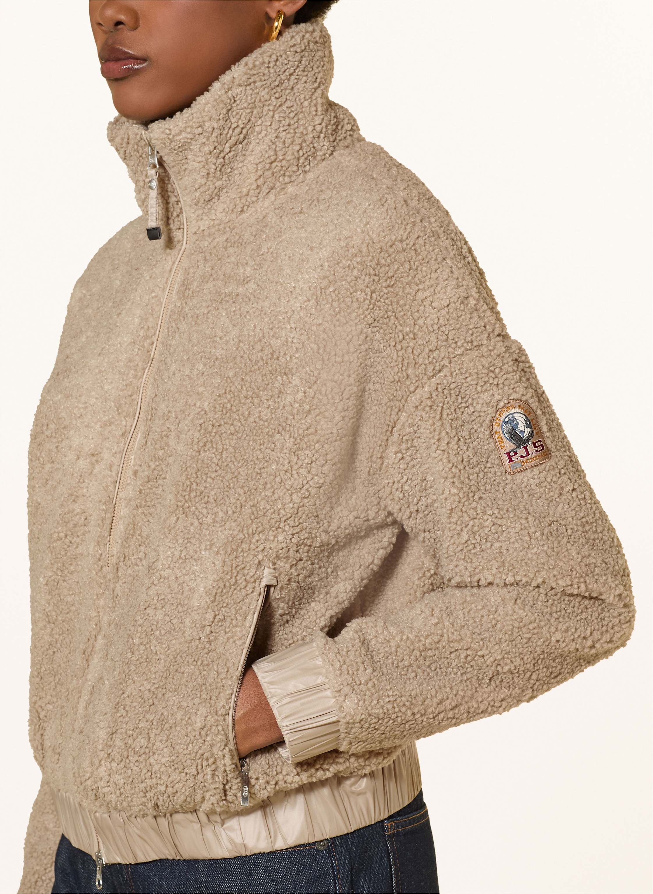 Thumbnail - Parajumpers Teddyfell-Jacke Sori beige