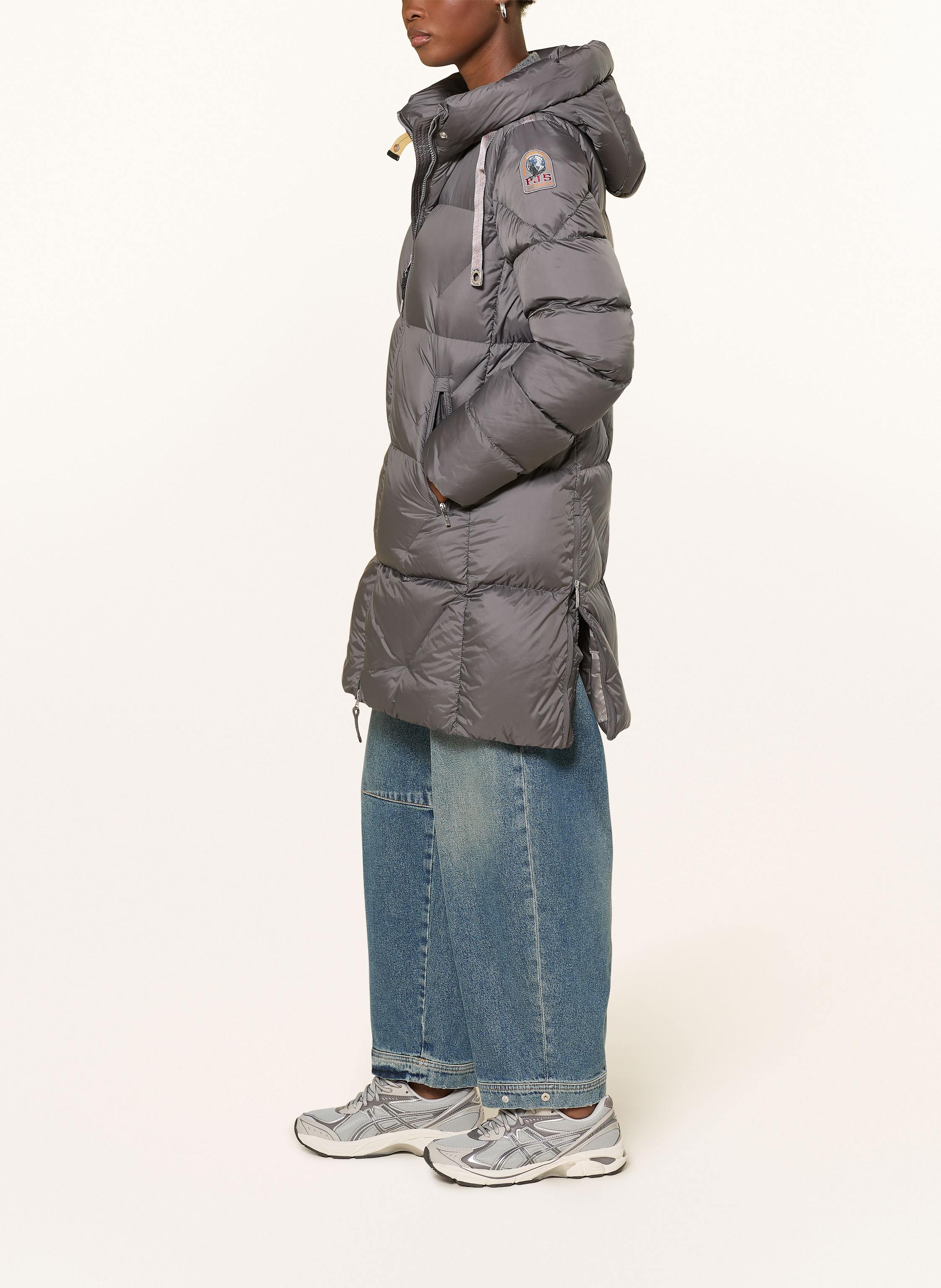 Thumbnail - Parajumpers Daunenmantel Janet grau