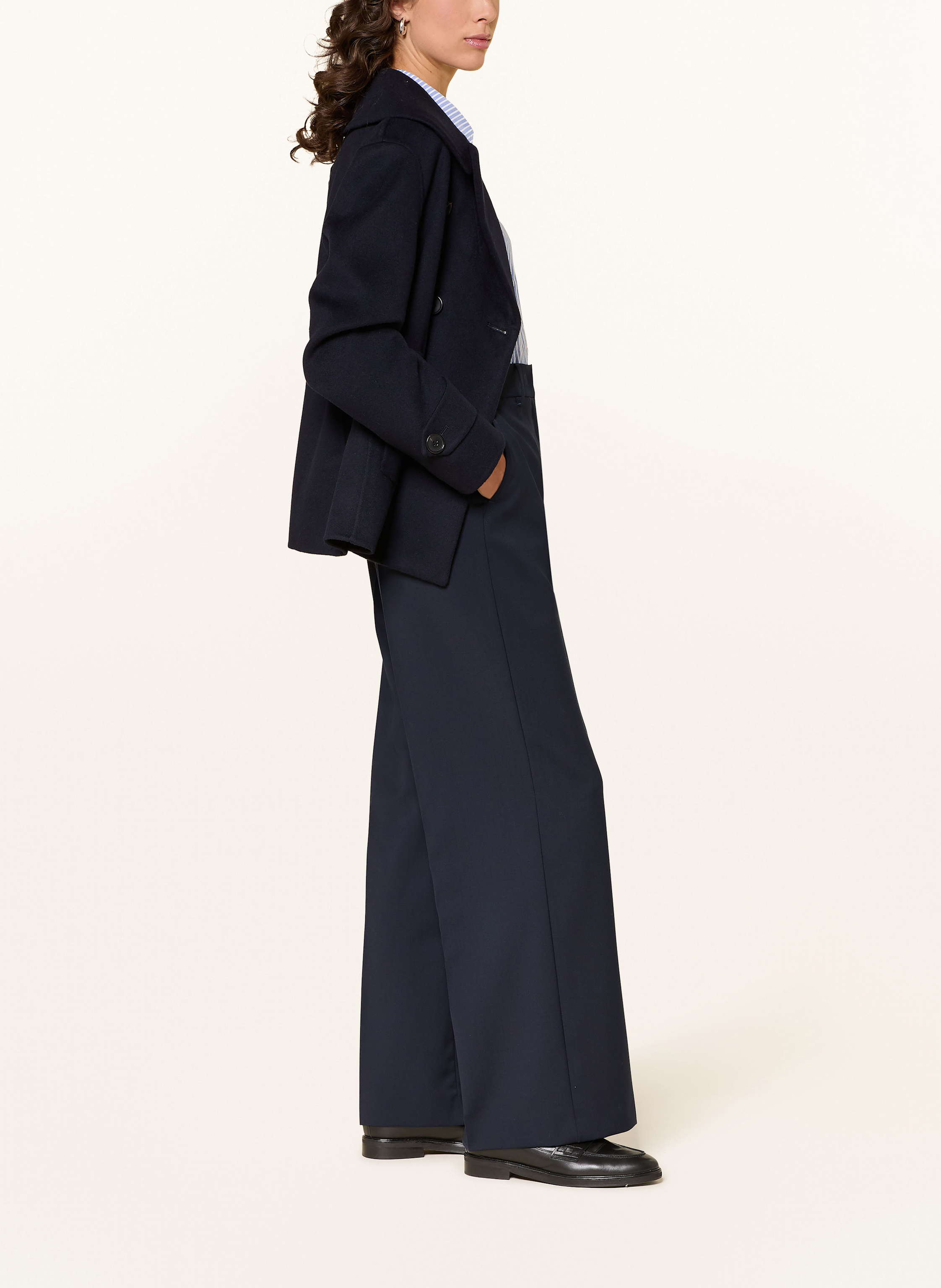 Thumbnail - Weekend Max Mara Marlenehose Visivo blau