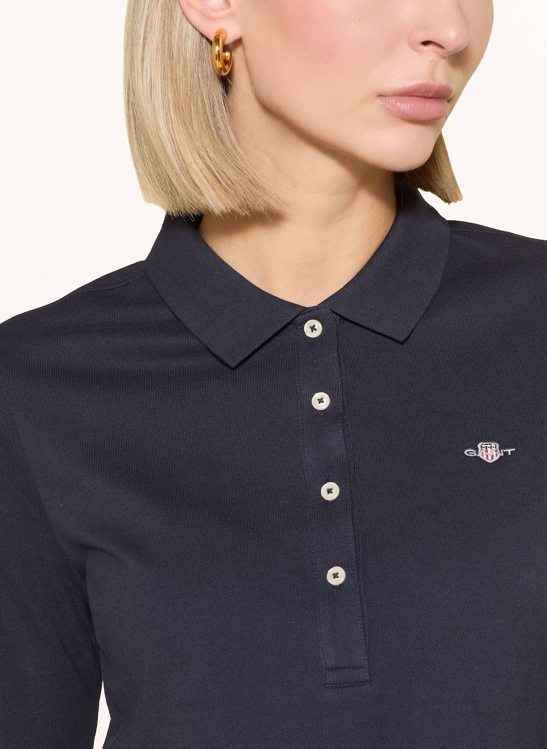 Thumbnail - Gant Piqué-Poloshirt blau