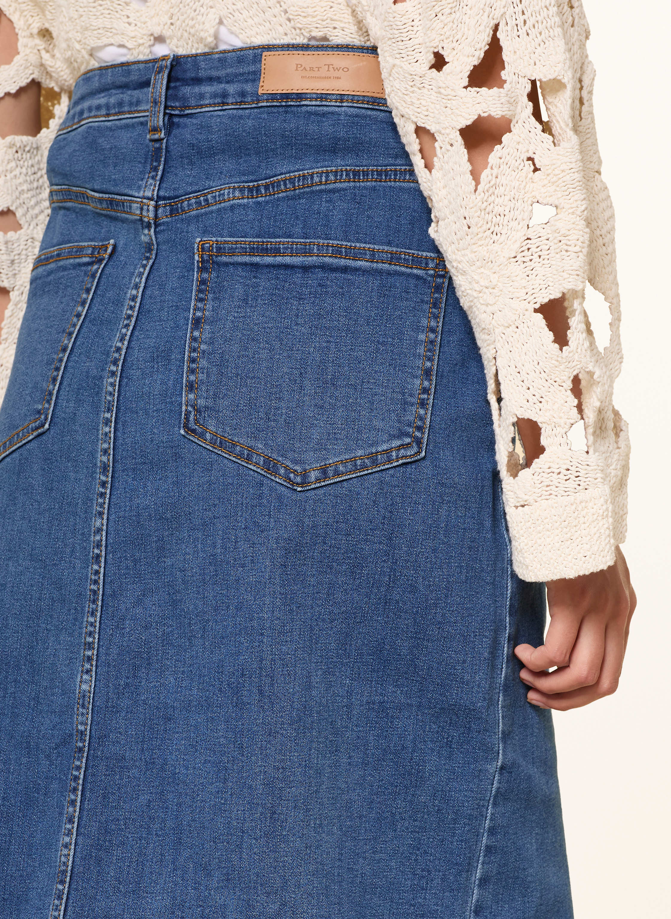 Thumbnail - Part Two Jeansrock Dillinpw blau