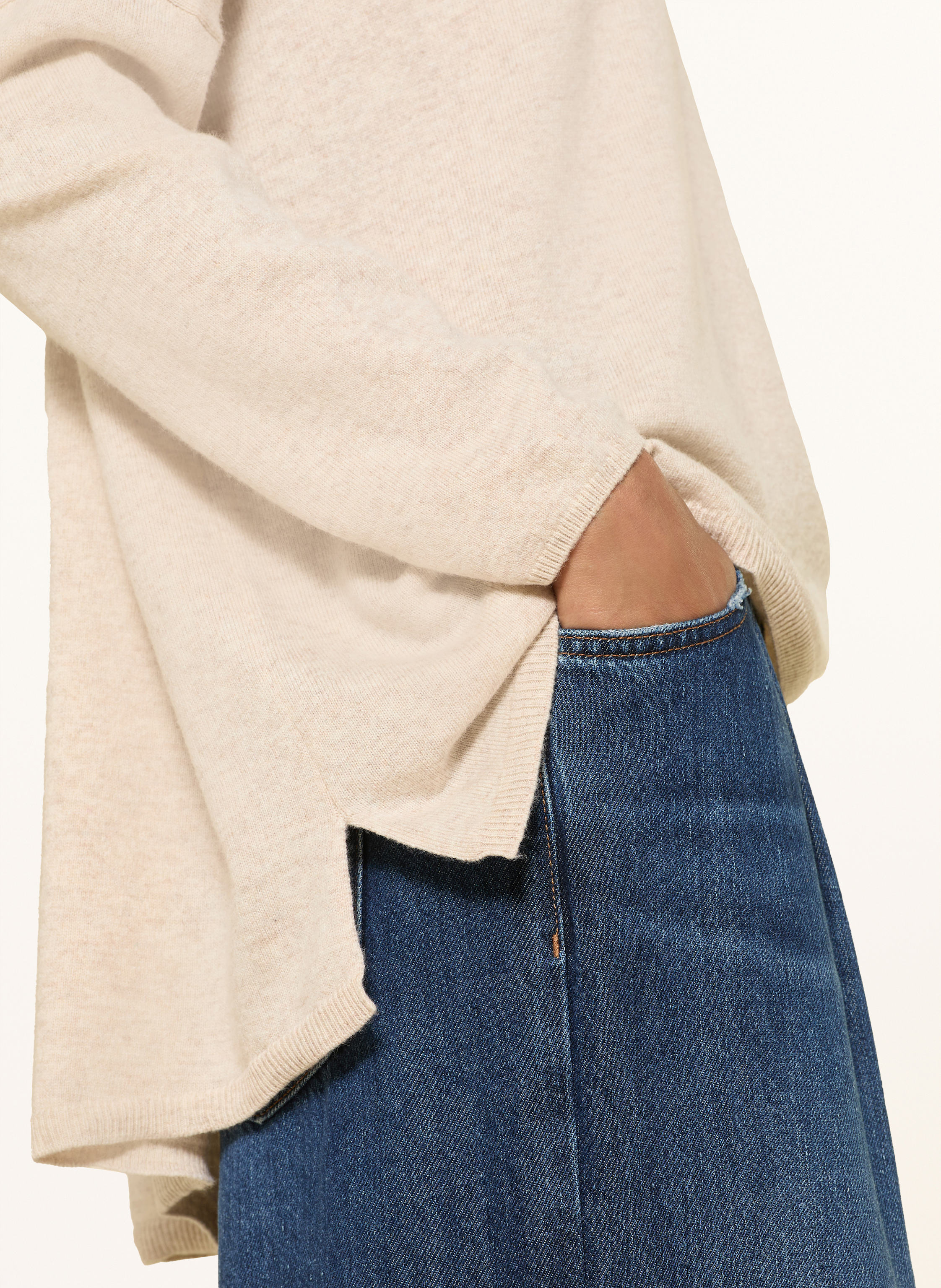 Thumbnail - Part Two Oversized-Pullover Tilapw beige