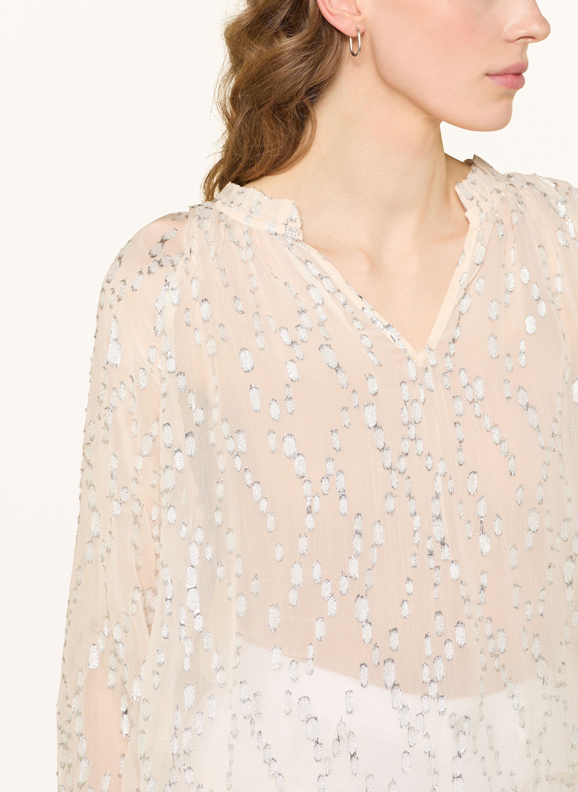 Thumbnail - Part Two Bluse Teia Mit Glitzergarn beige