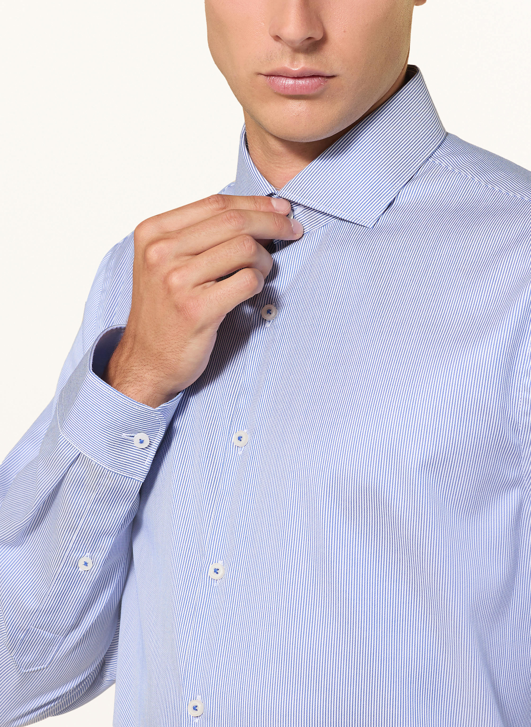 Thumbnail - Paul Hemd Shaped Fit blau