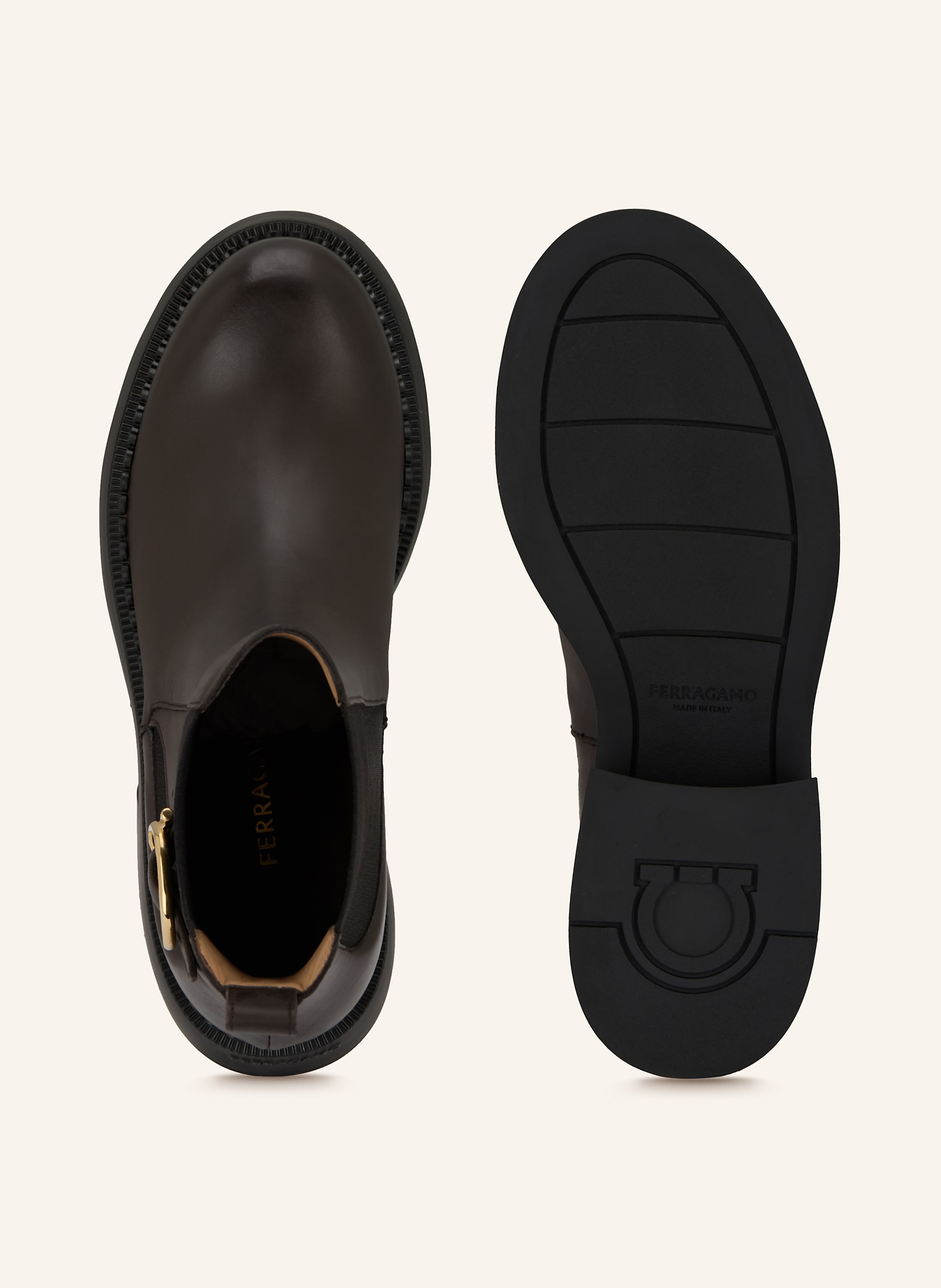 Thumbnail - Ferragamo Chelsea-Boots Tia braun