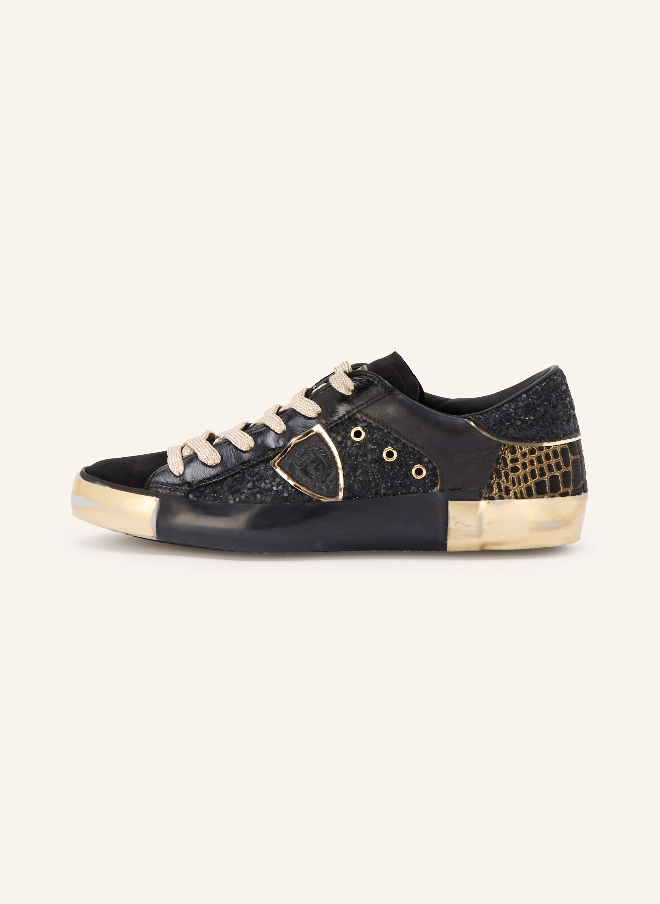 Thumbnail - Philippe Model Sneaker Mit Pailletten schwarz