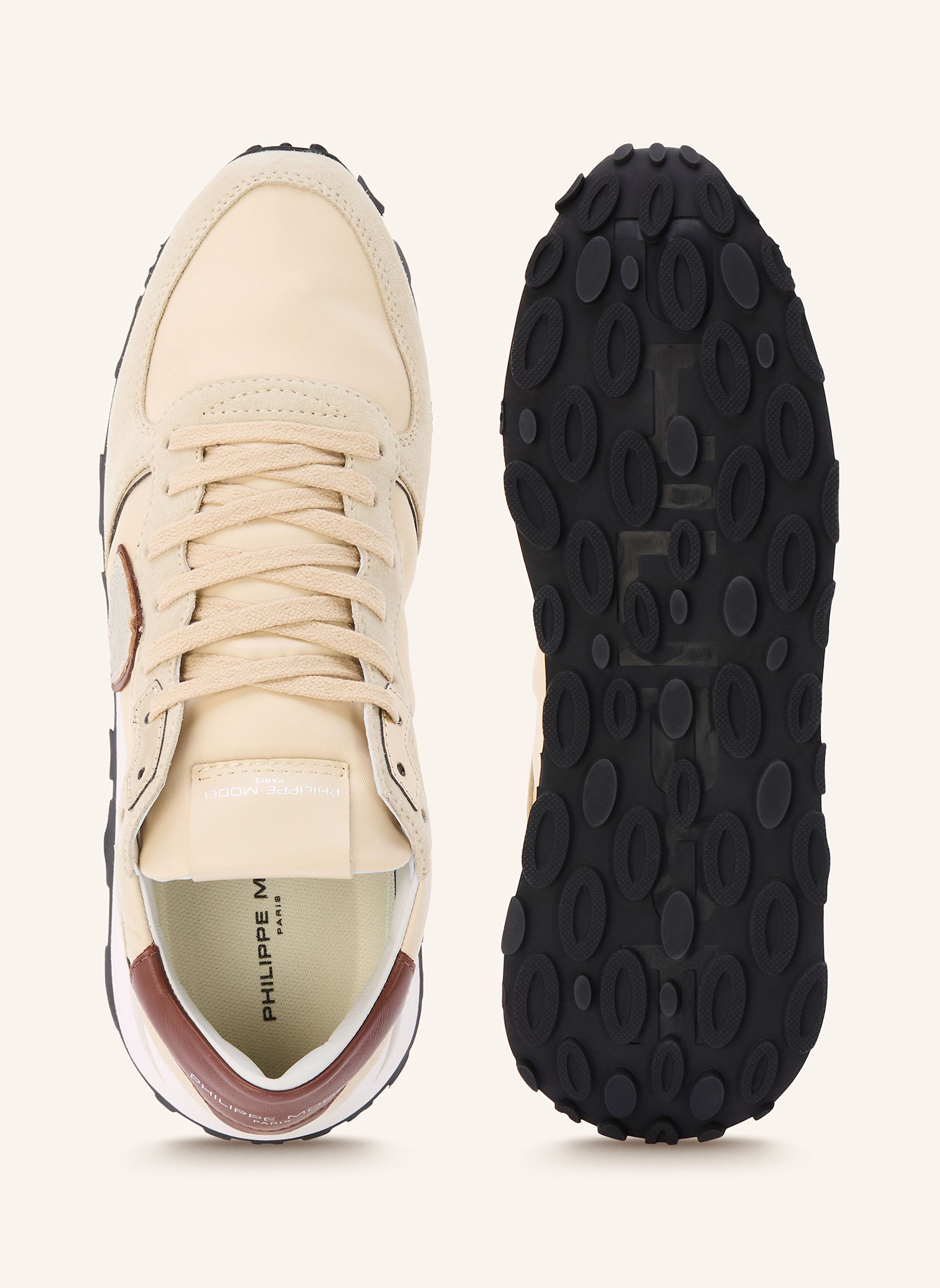 Thumbnail - Philippe Model Sneaker Tropez Haute beige