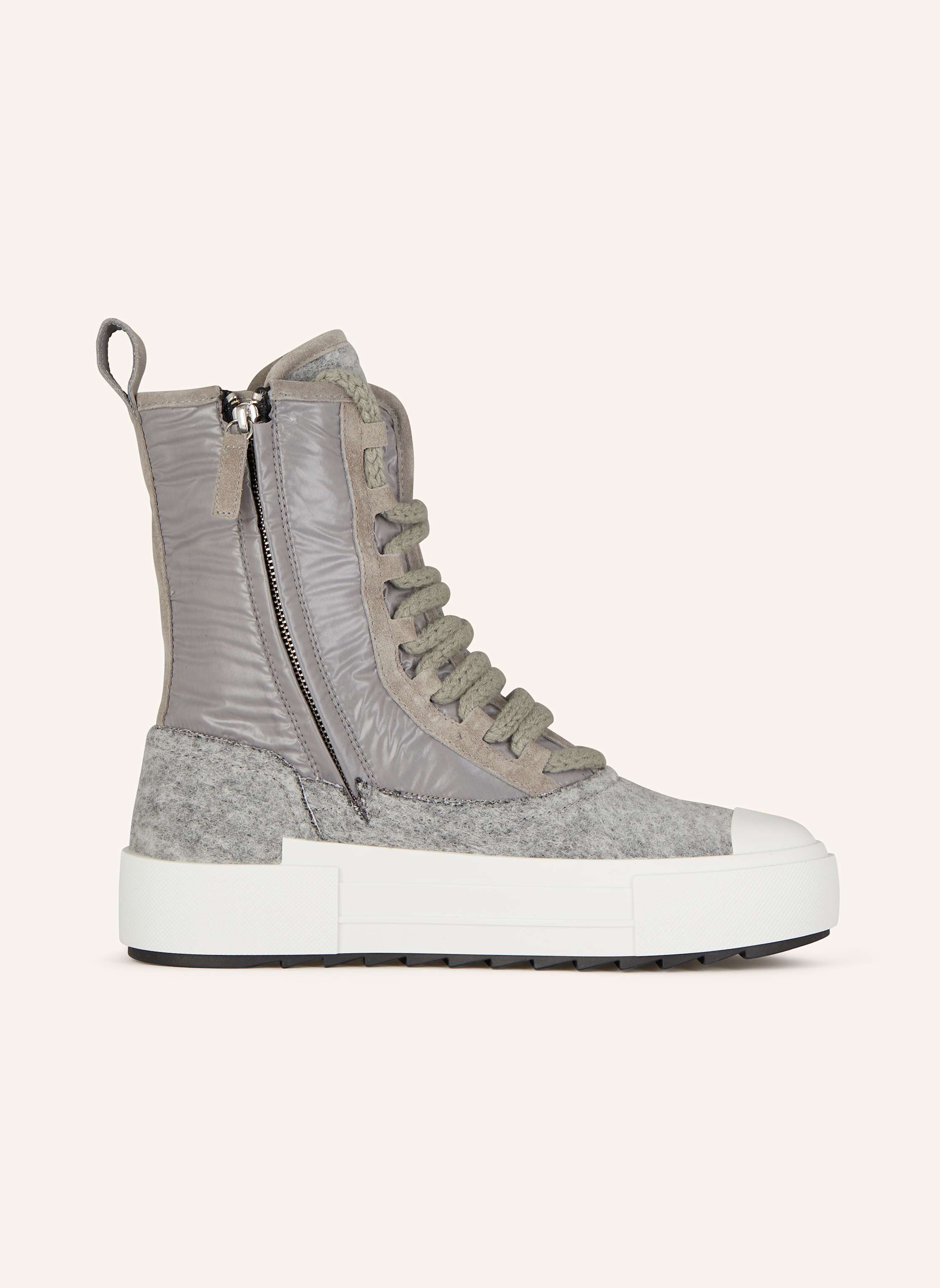 Thumbnail - Philippe Model Schnürboots Paris Haute grau