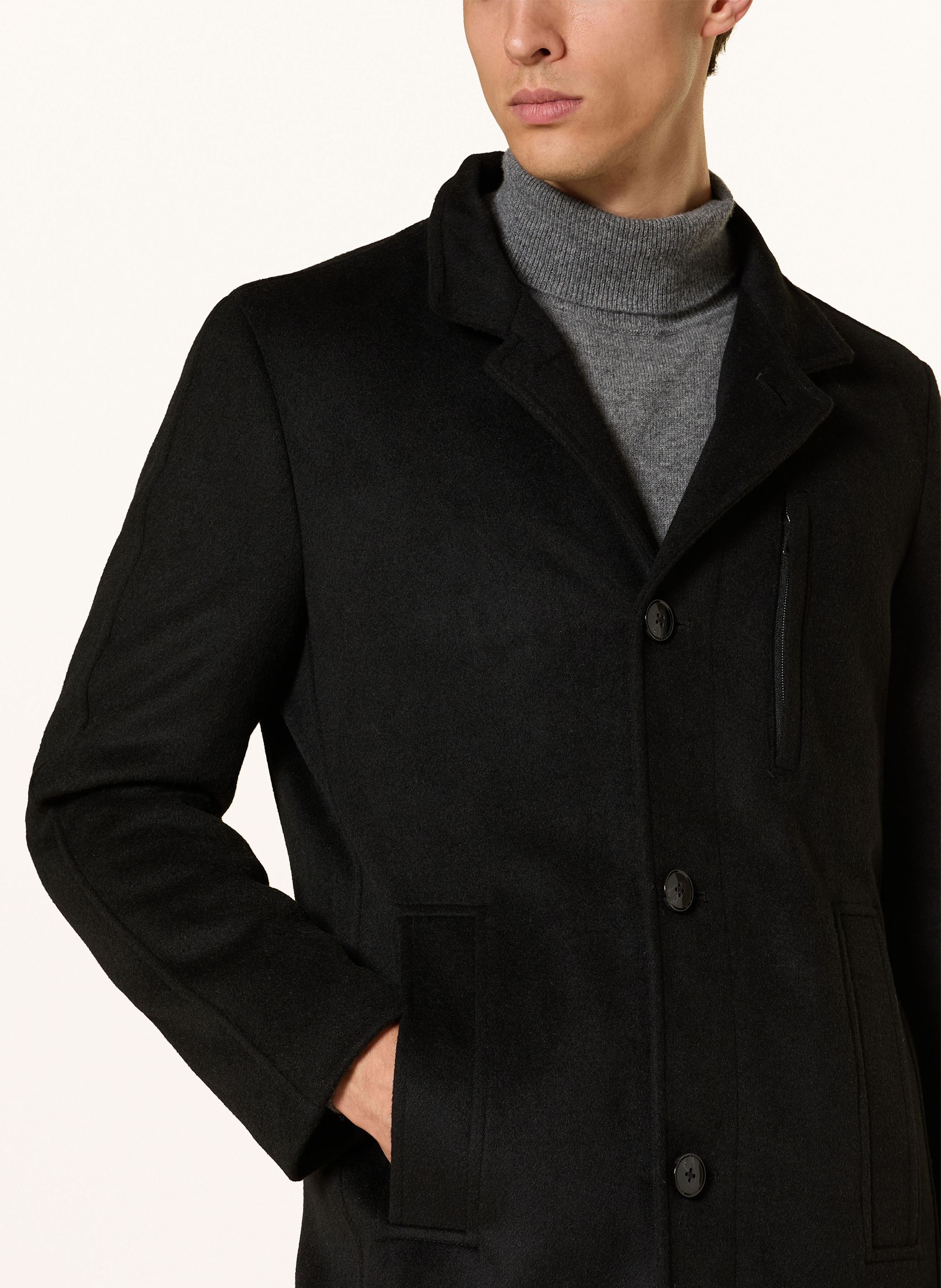 Thumbnail - Strokesman's Mantel Mit Herausnehmbarer Blende schwarz