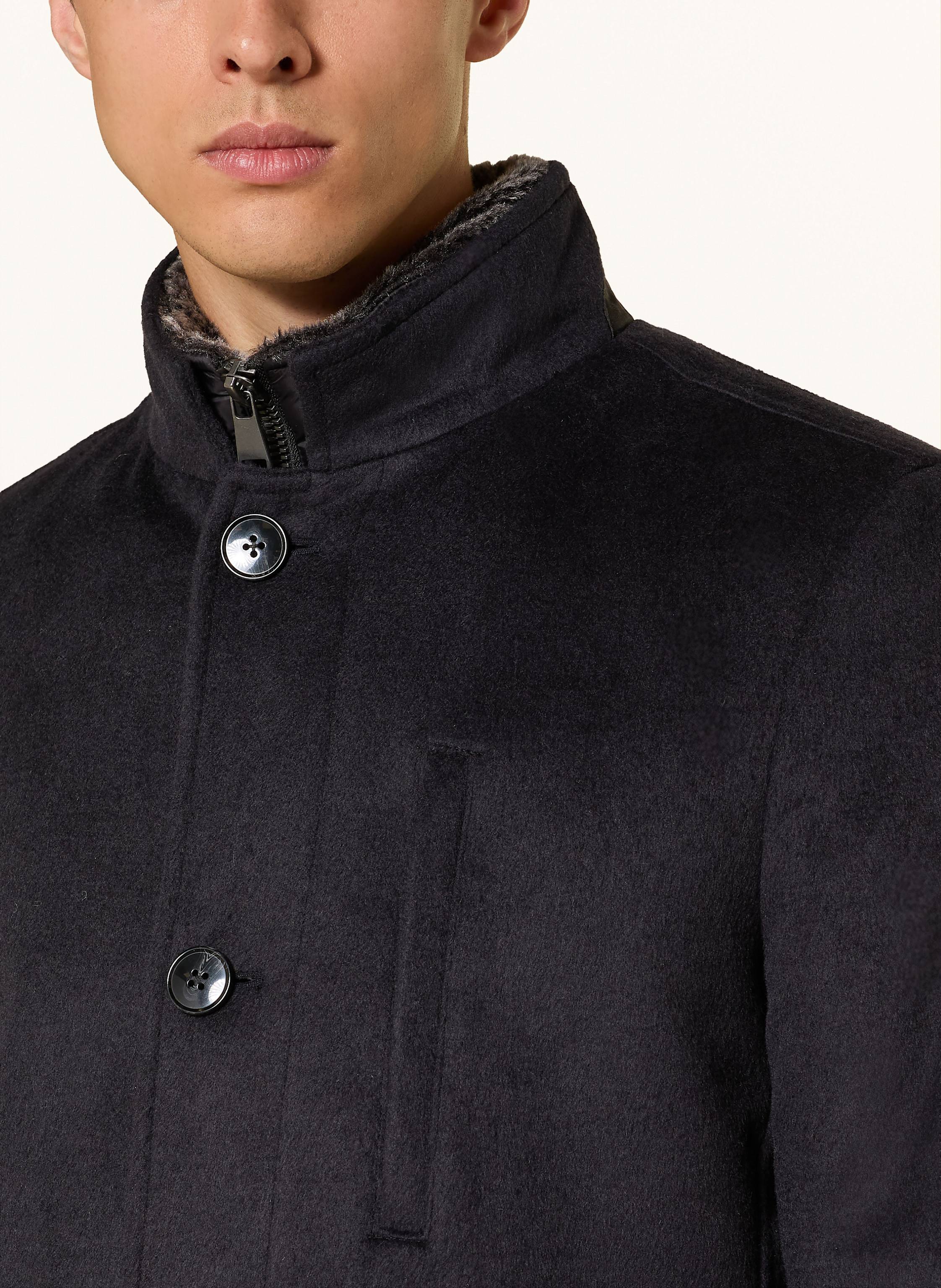 Thumbnail - Strokesman's Mantel Mit Herausnehmbarer Blende blau