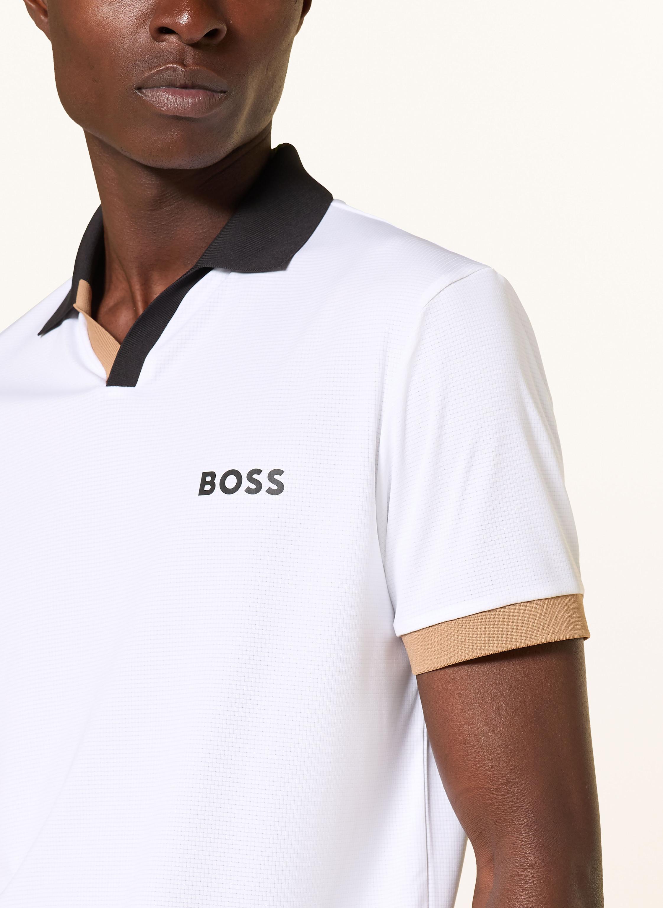 Thumbnail - Boss Funktions-Poloshirt Palle Toc weiss