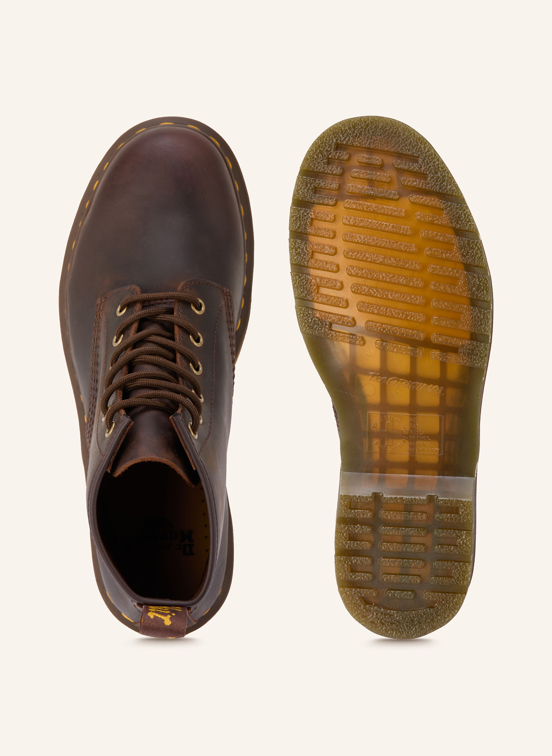 Thumbnail - Dr. Martens Schnürboots 101 Crazy Horse braun