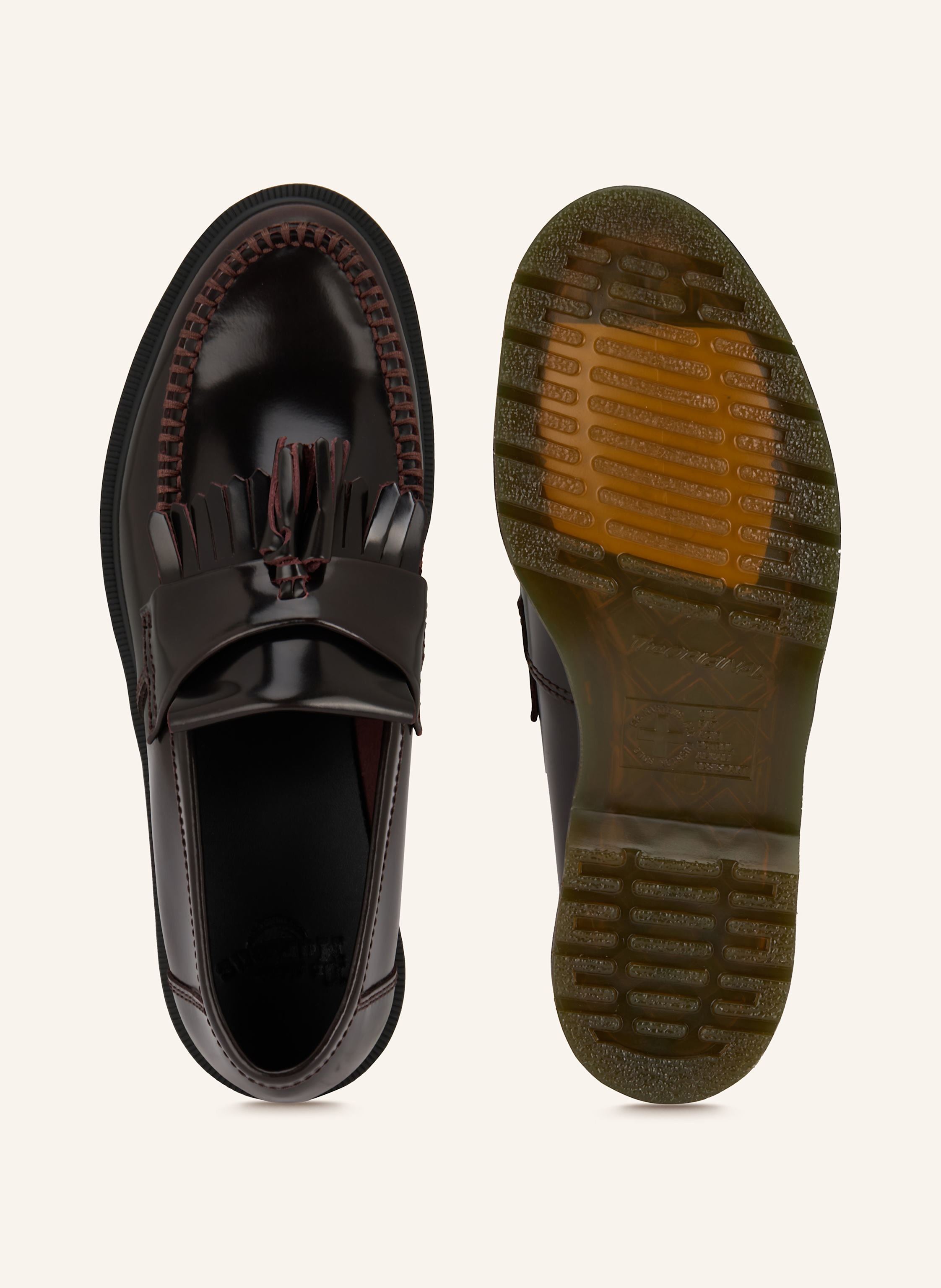 Thumbnail - Dr. Martens Lack-Loafer Adrian rot
