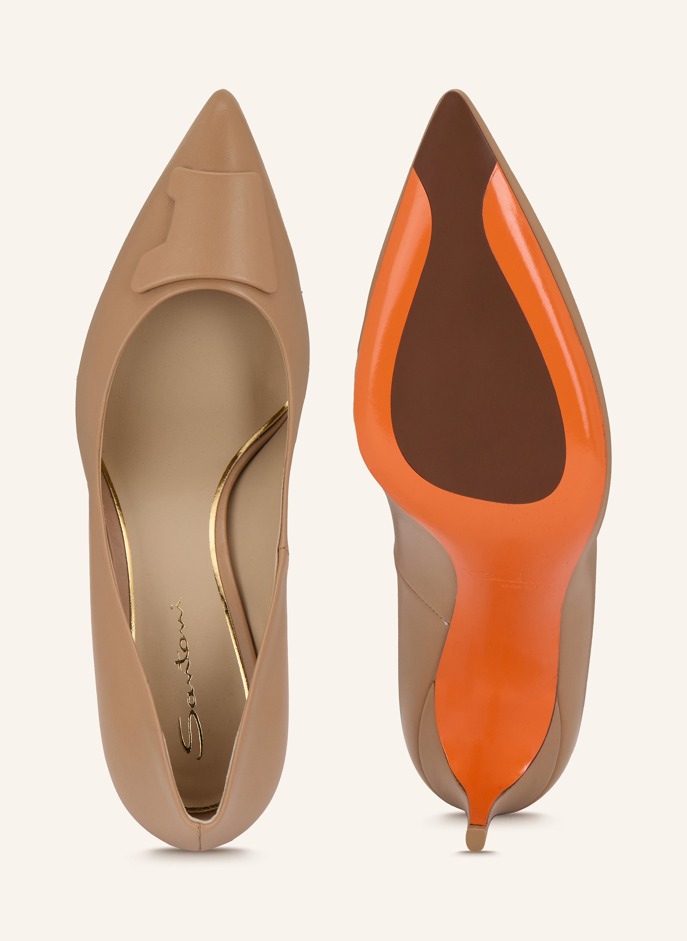 Thumbnail - Santoni Pumps Sib braun