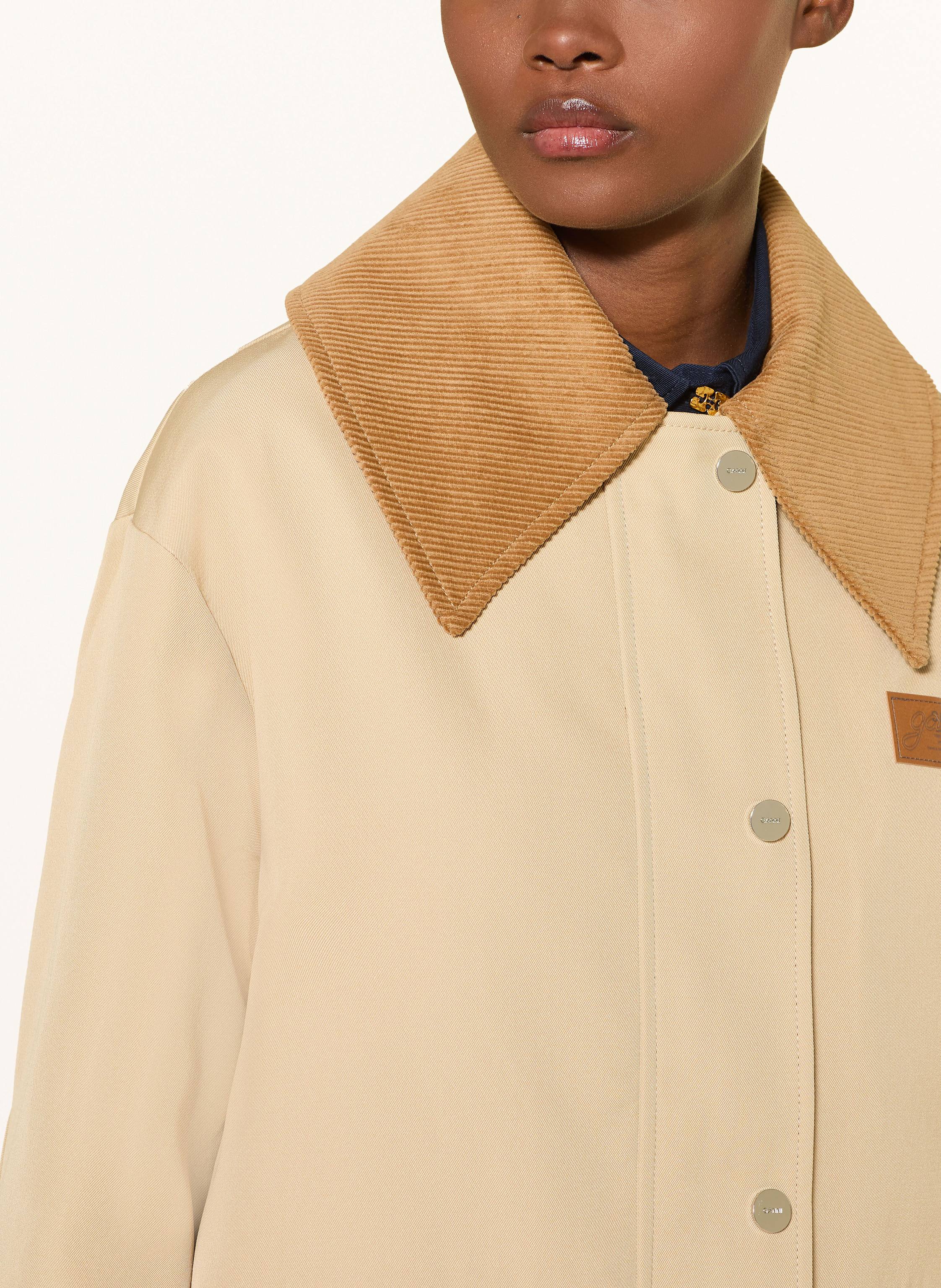 Thumbnail - Ganni Oversized-Jacke gruen