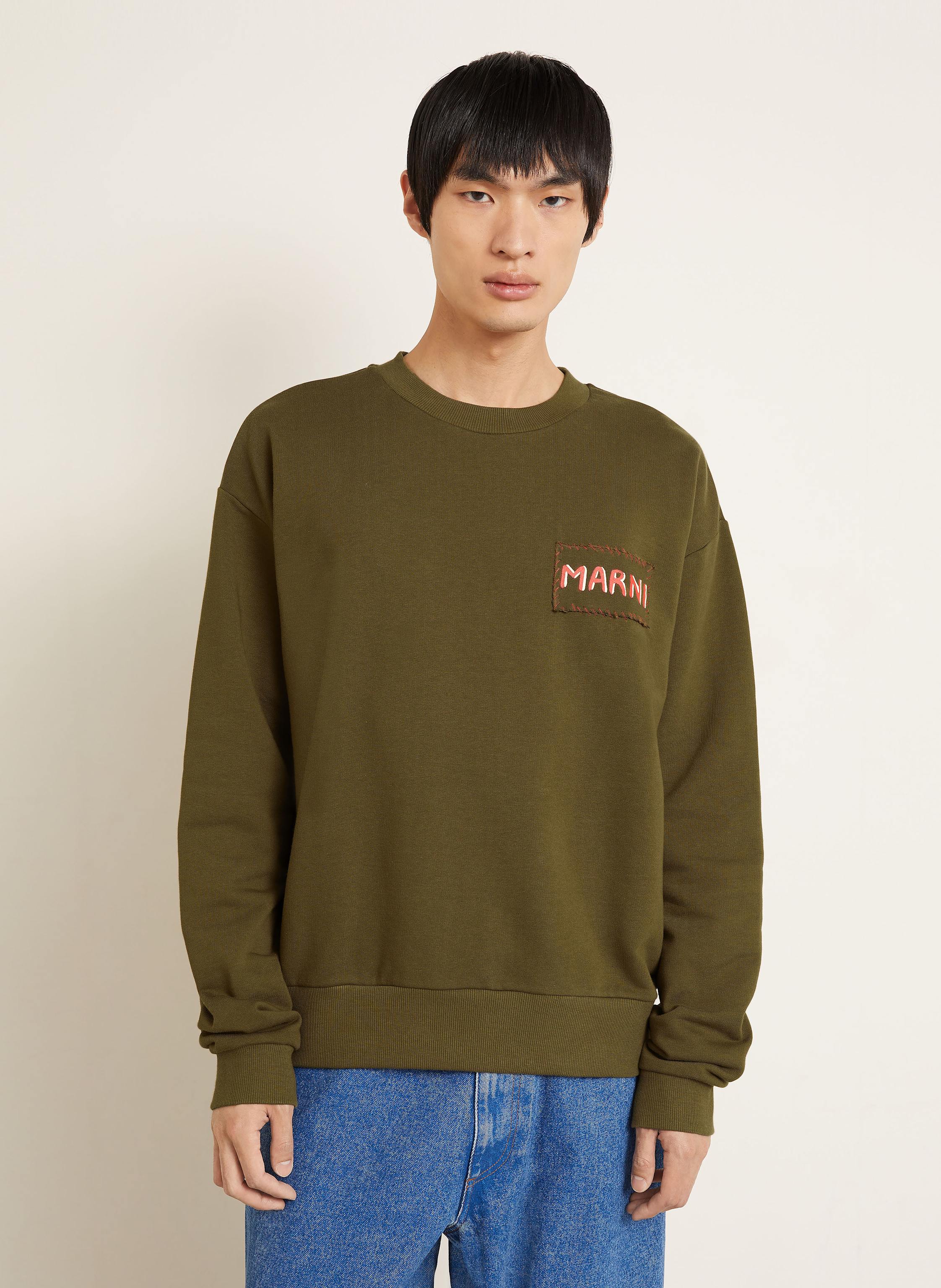 Thumbnail - Marni Oversized-Sweatshirt gruen