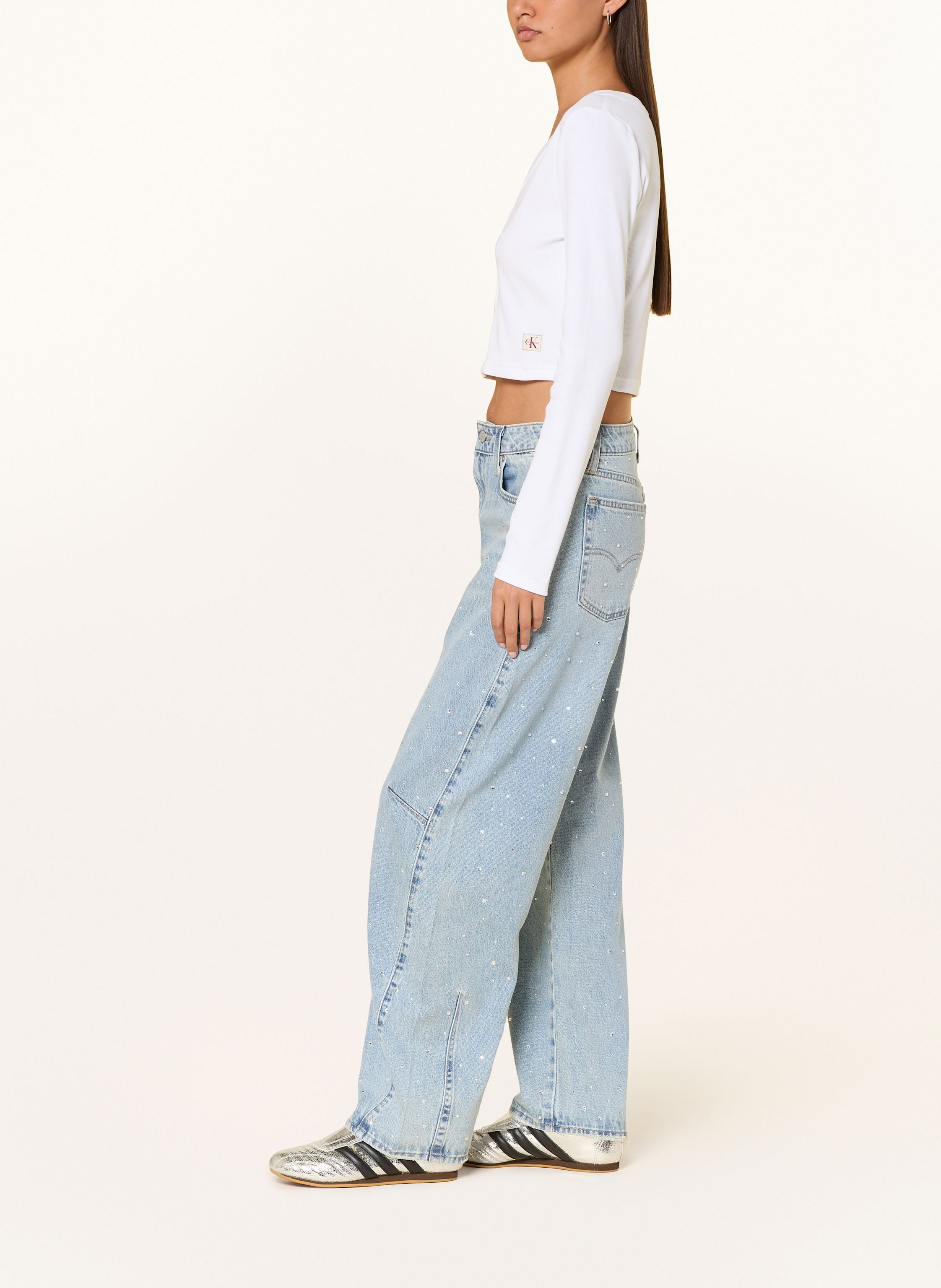 Thumbnail - Levi's® Barrel Jeans Dad Mit Schmucksteinen blau