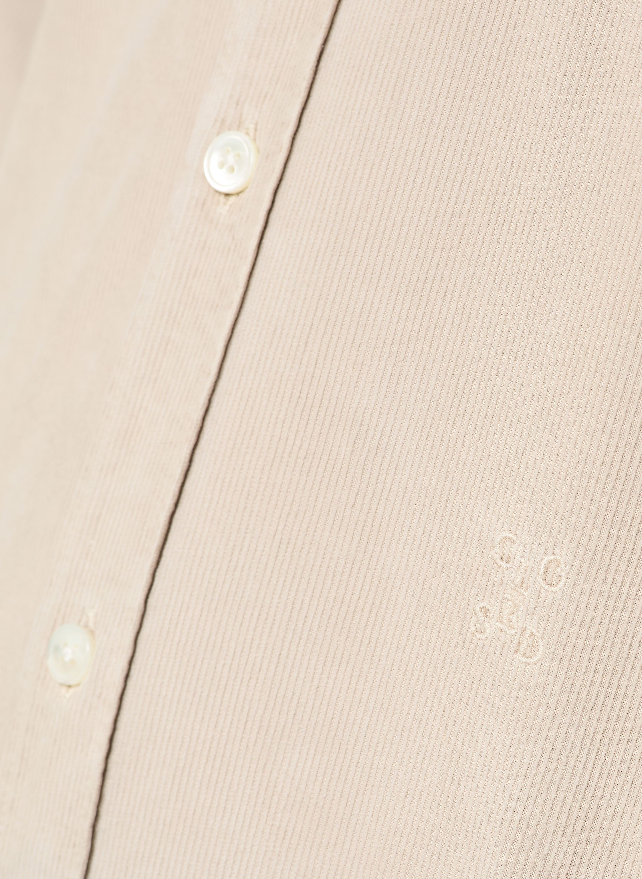 Thumbnail - Closed Cordhemd Comfort Fit grau