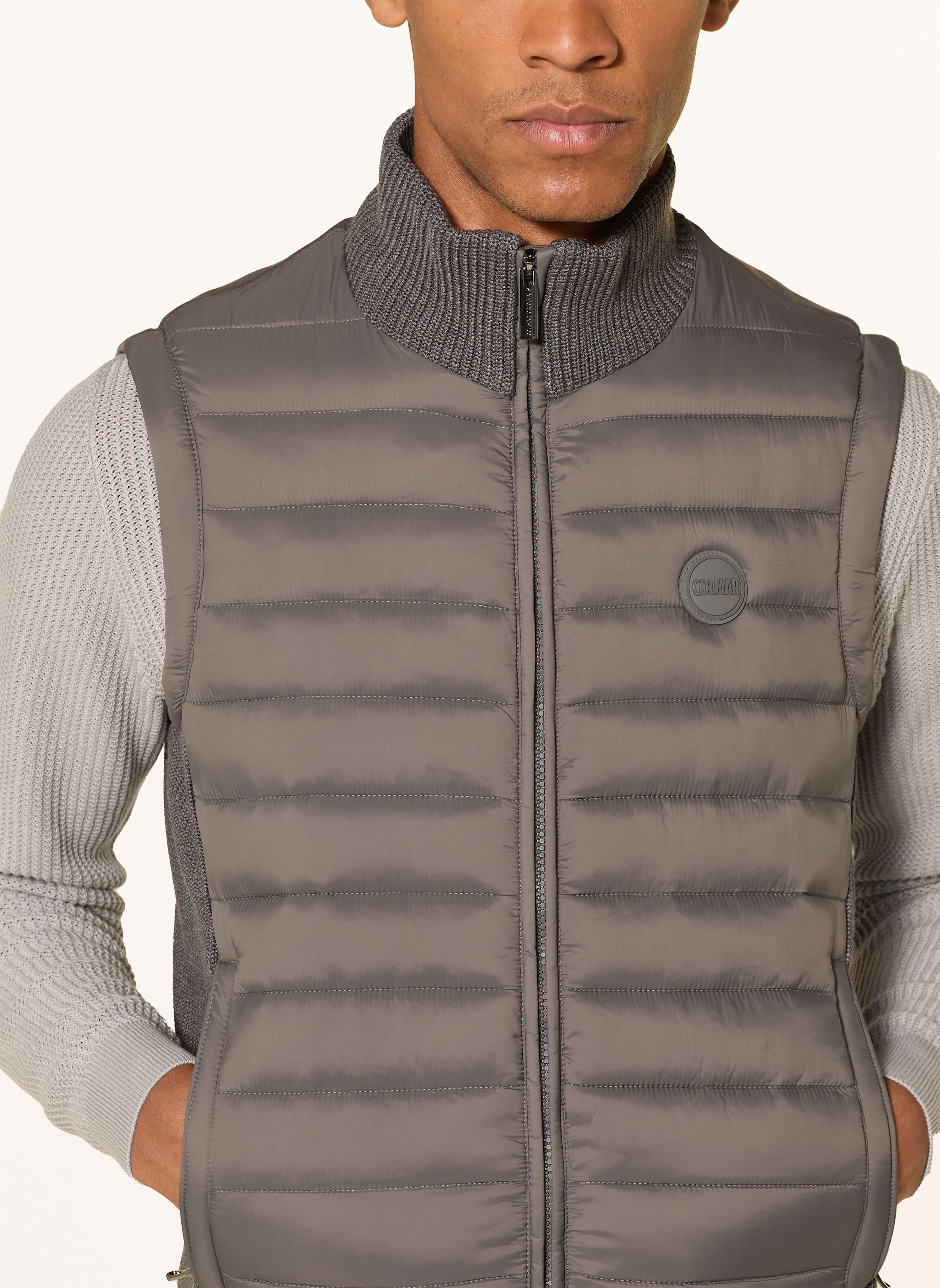 Thumbnail - Colmar Steppweste Im Materialmix grau