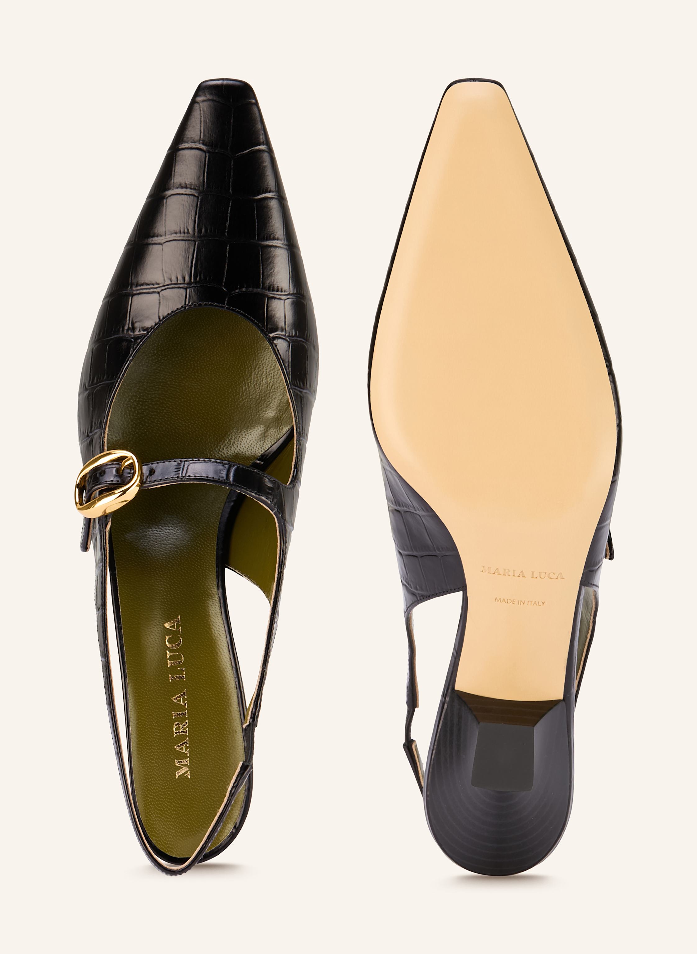 Thumbnail - Maria Luca Slingpumps Natalia schwarz