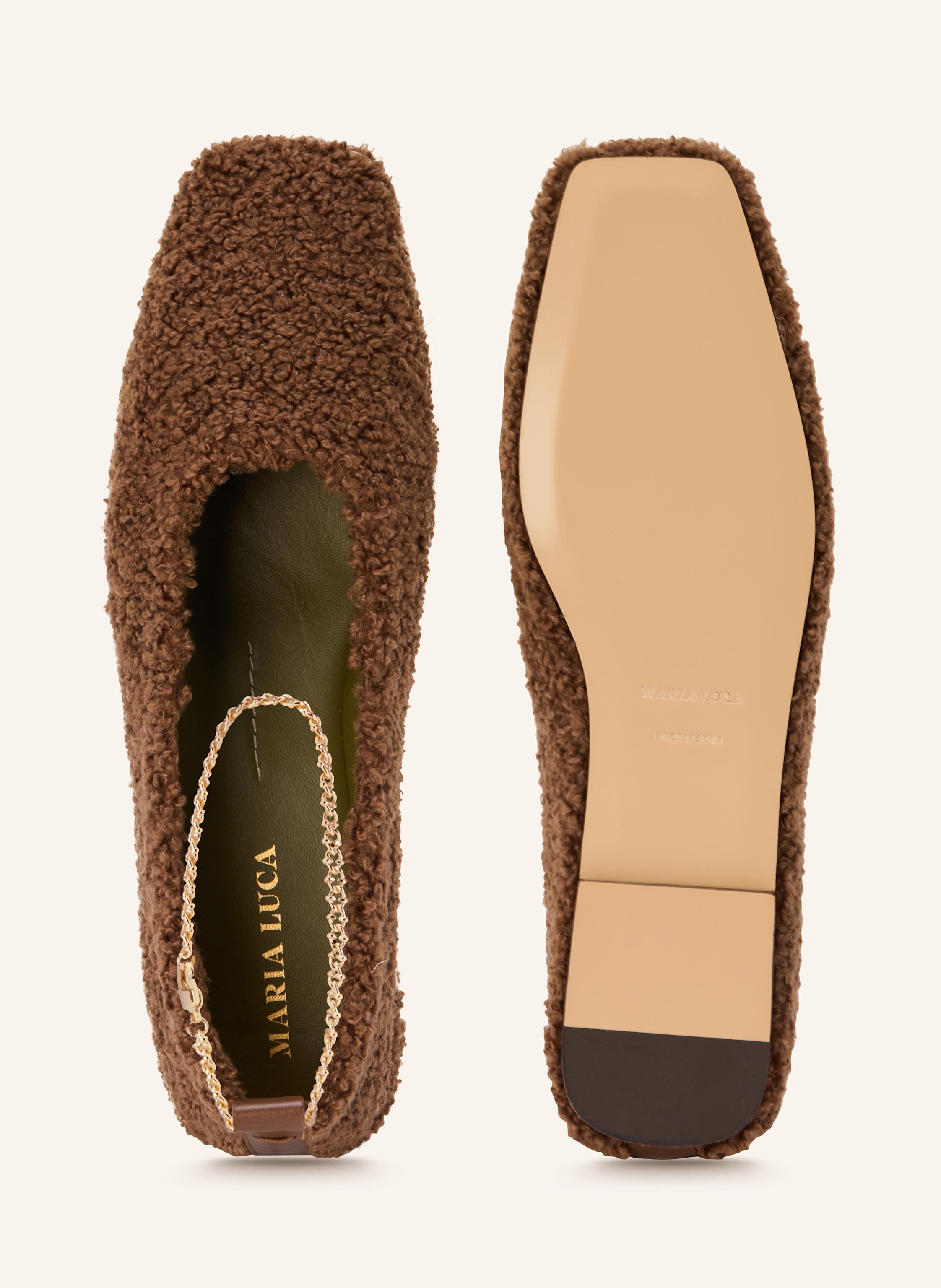 Thumbnail - Maria Luca Ballerinas Teddy Augusta braun