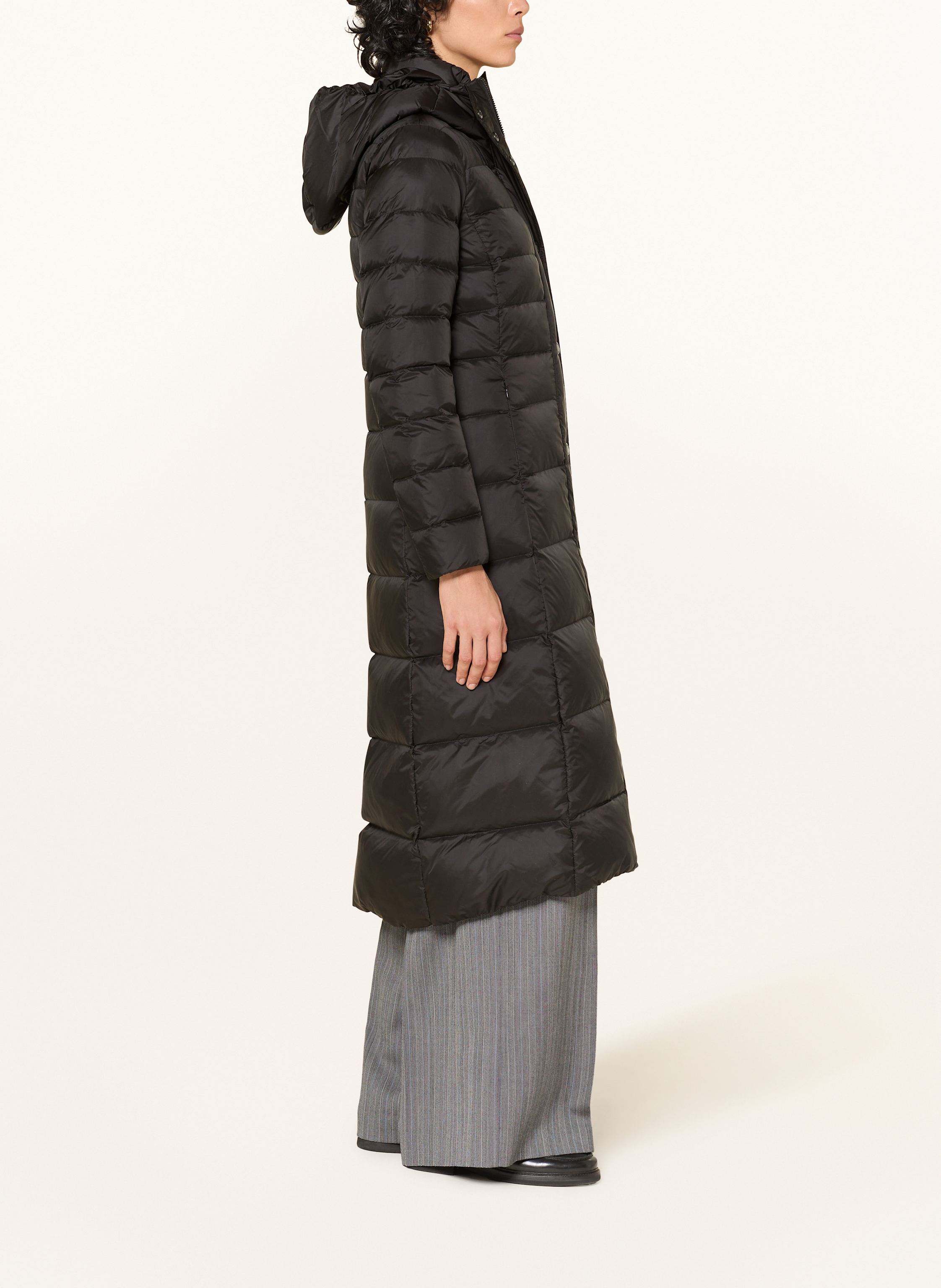 Thumbnail - Blauer Daunenmantel Ani schwarz