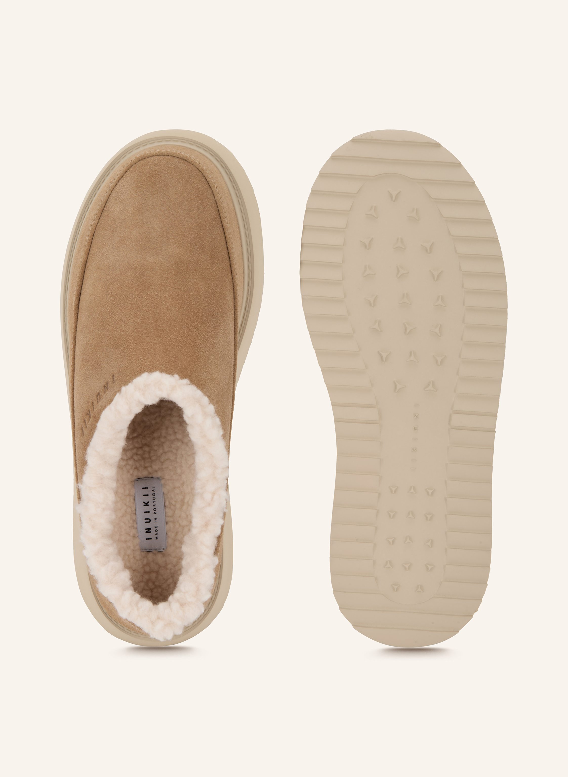 Thumbnail - Inuikii Plateau-Slipper Classic Micro beige