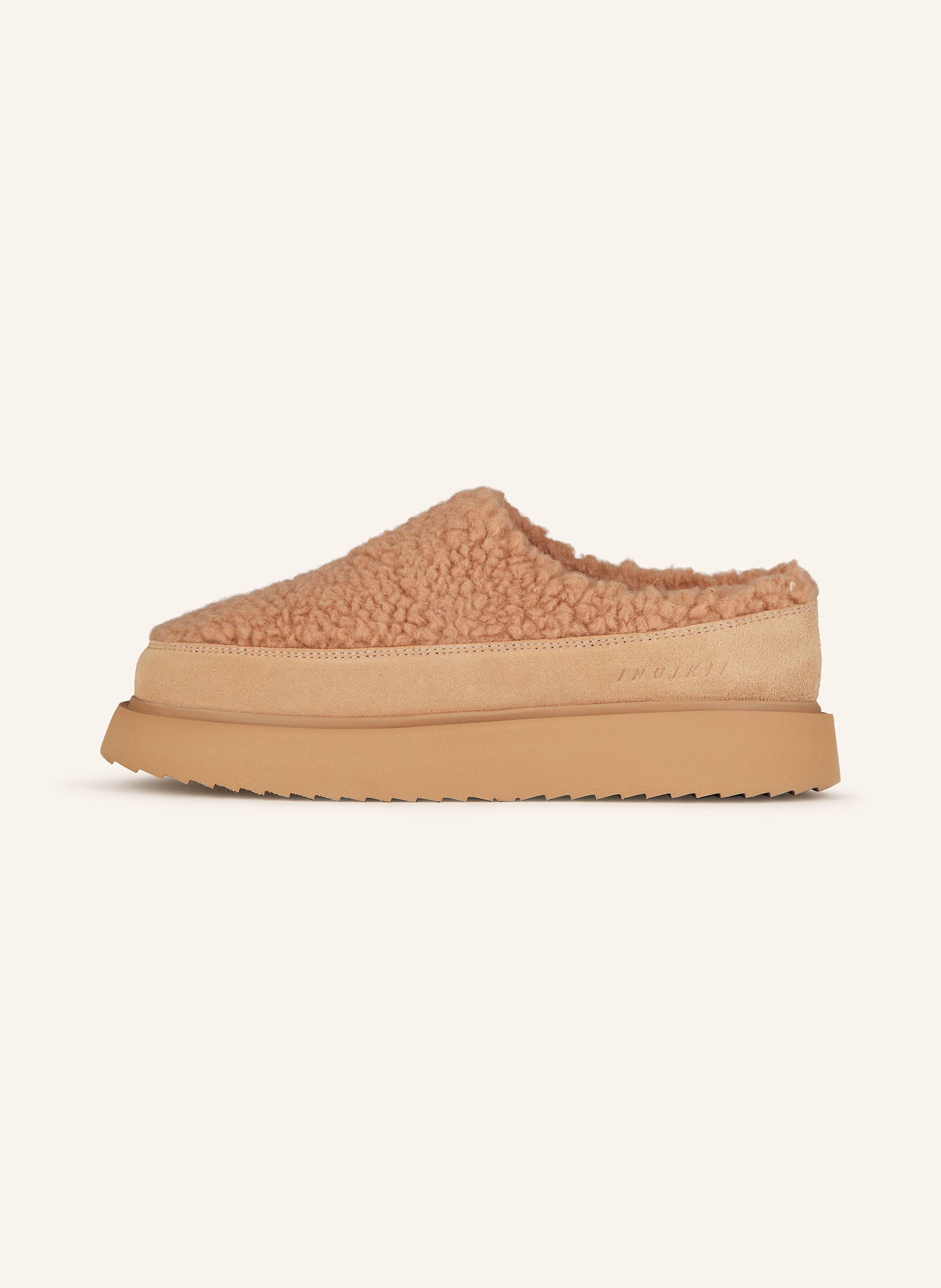 Thumbnail - Inuikii Plateau-Slipper Curly Micro beige