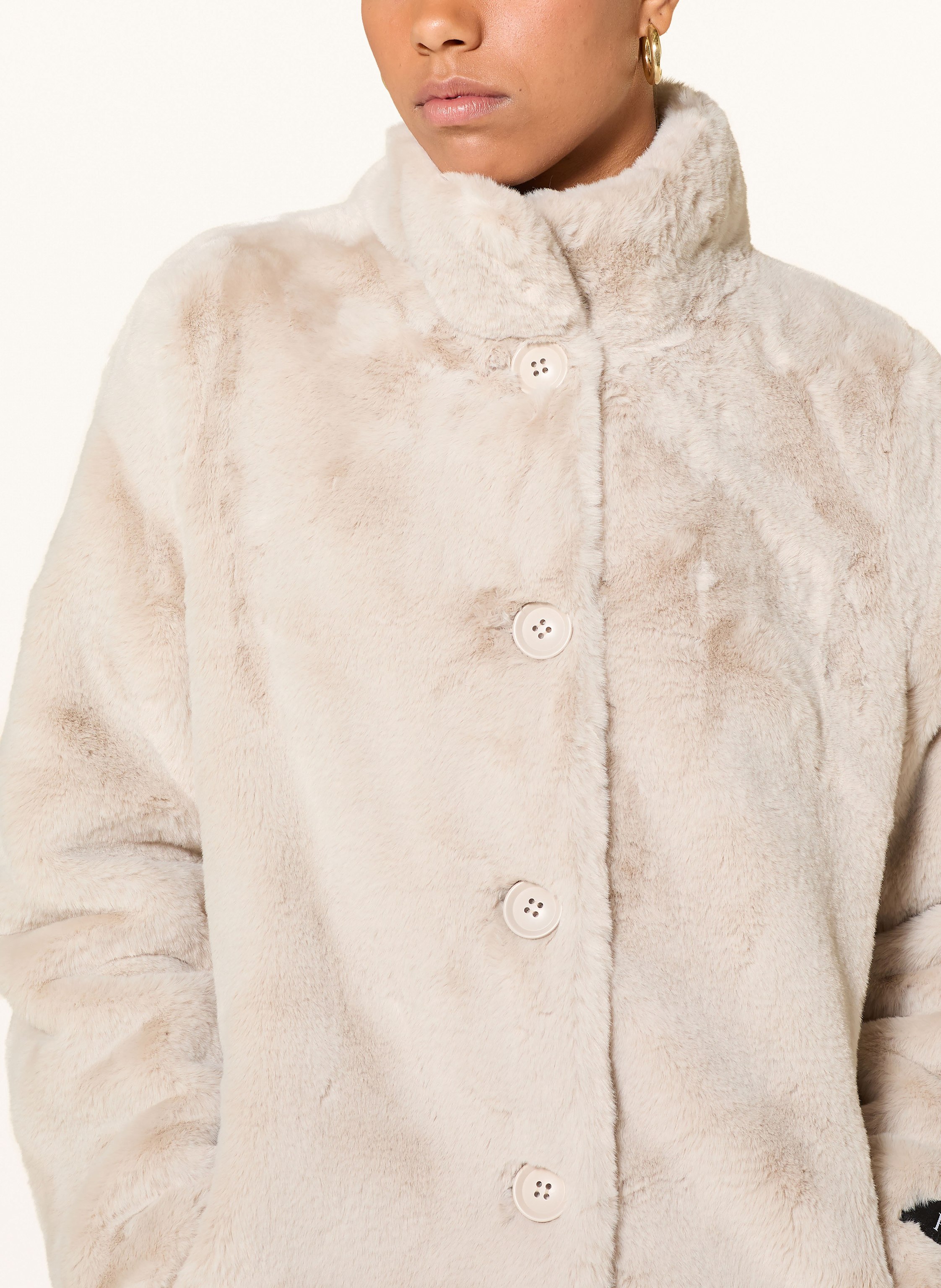 Thumbnail - Rino & Pelle Kunstpelz-Mantel Nonna weiss