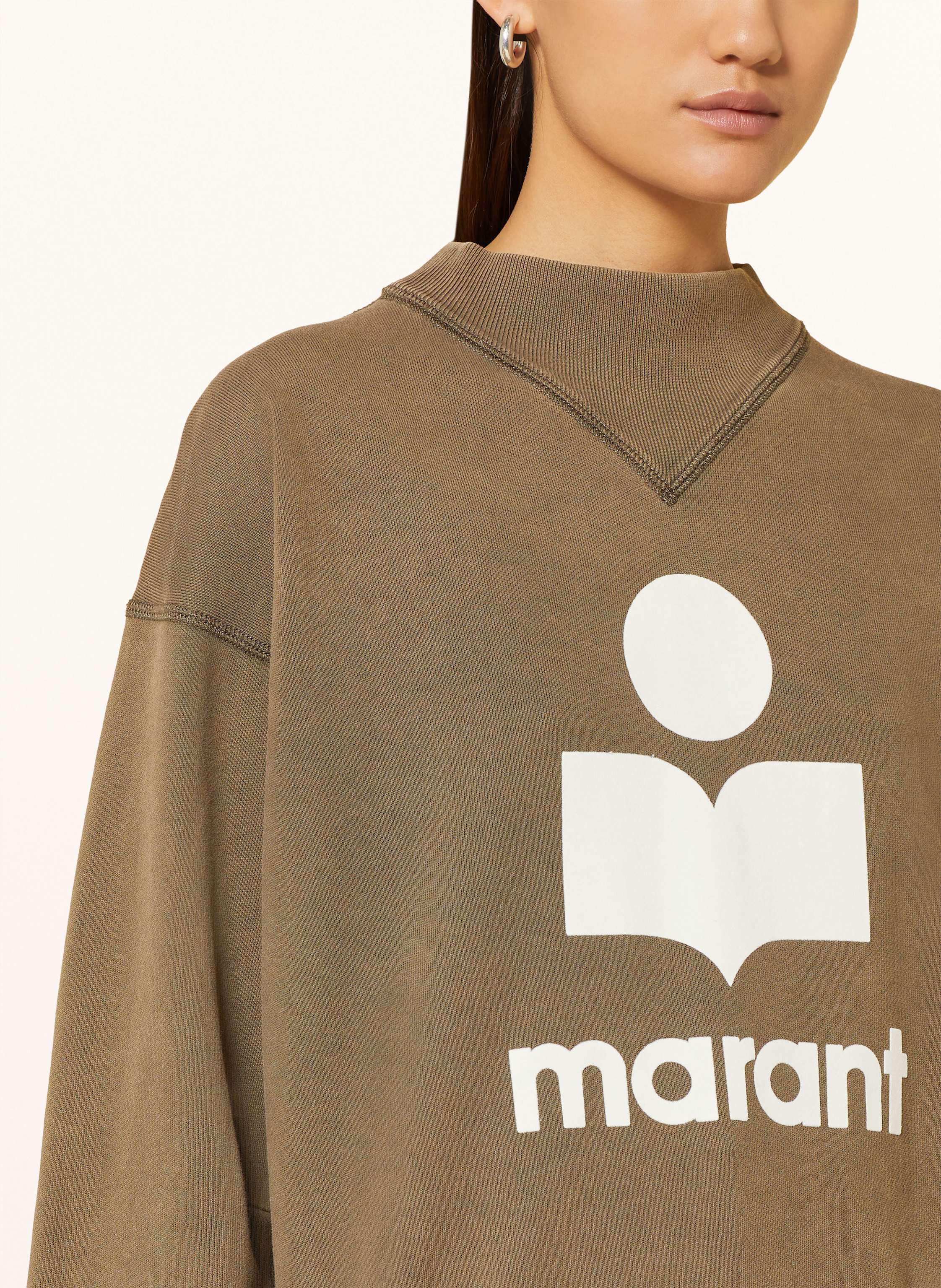 Thumbnail - Marant Étoile Sweatshirt Moby-Ga gruen
