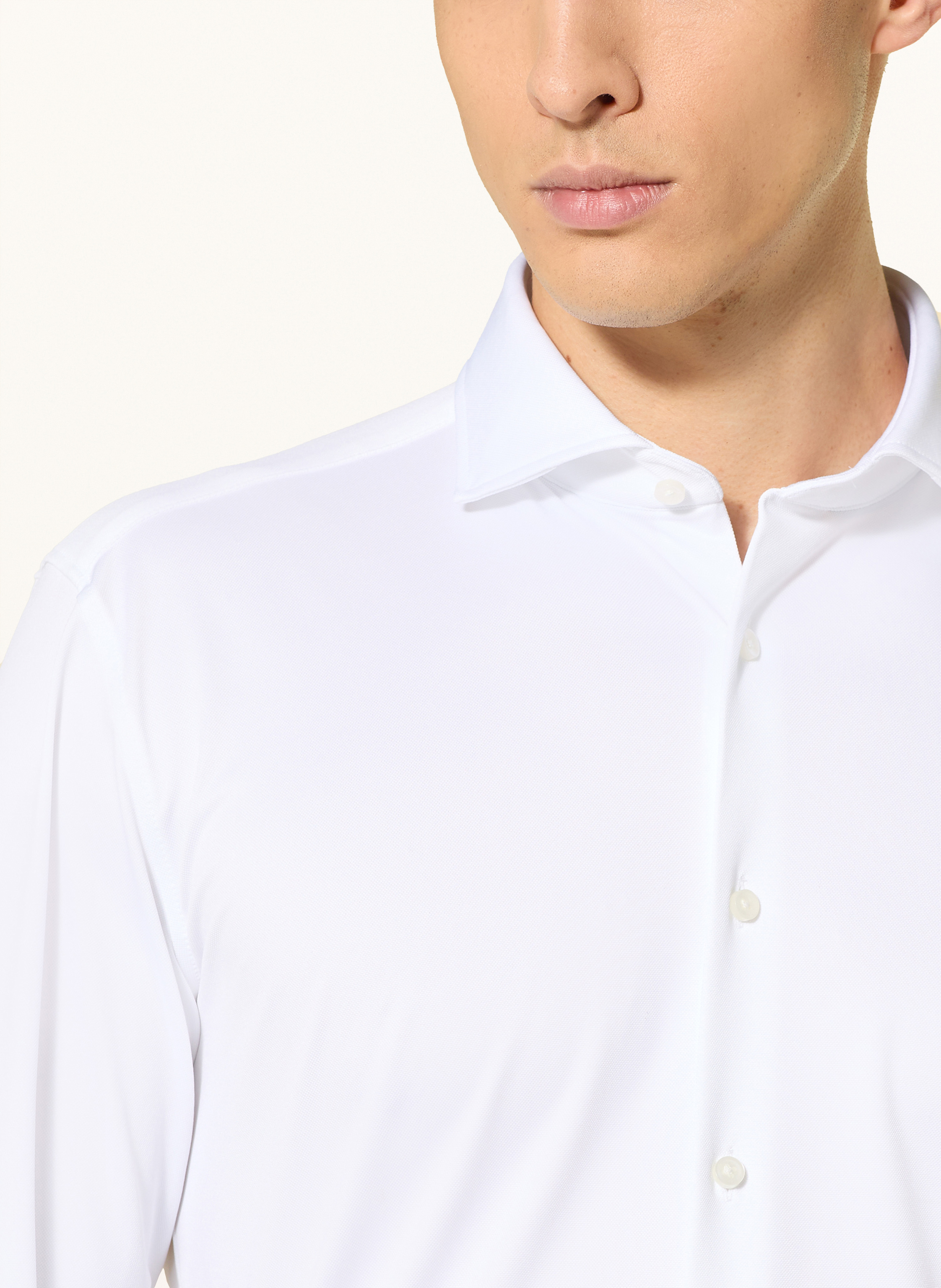 Thumbnail - Boss Hemd Hank Performance Slim Fit weiss