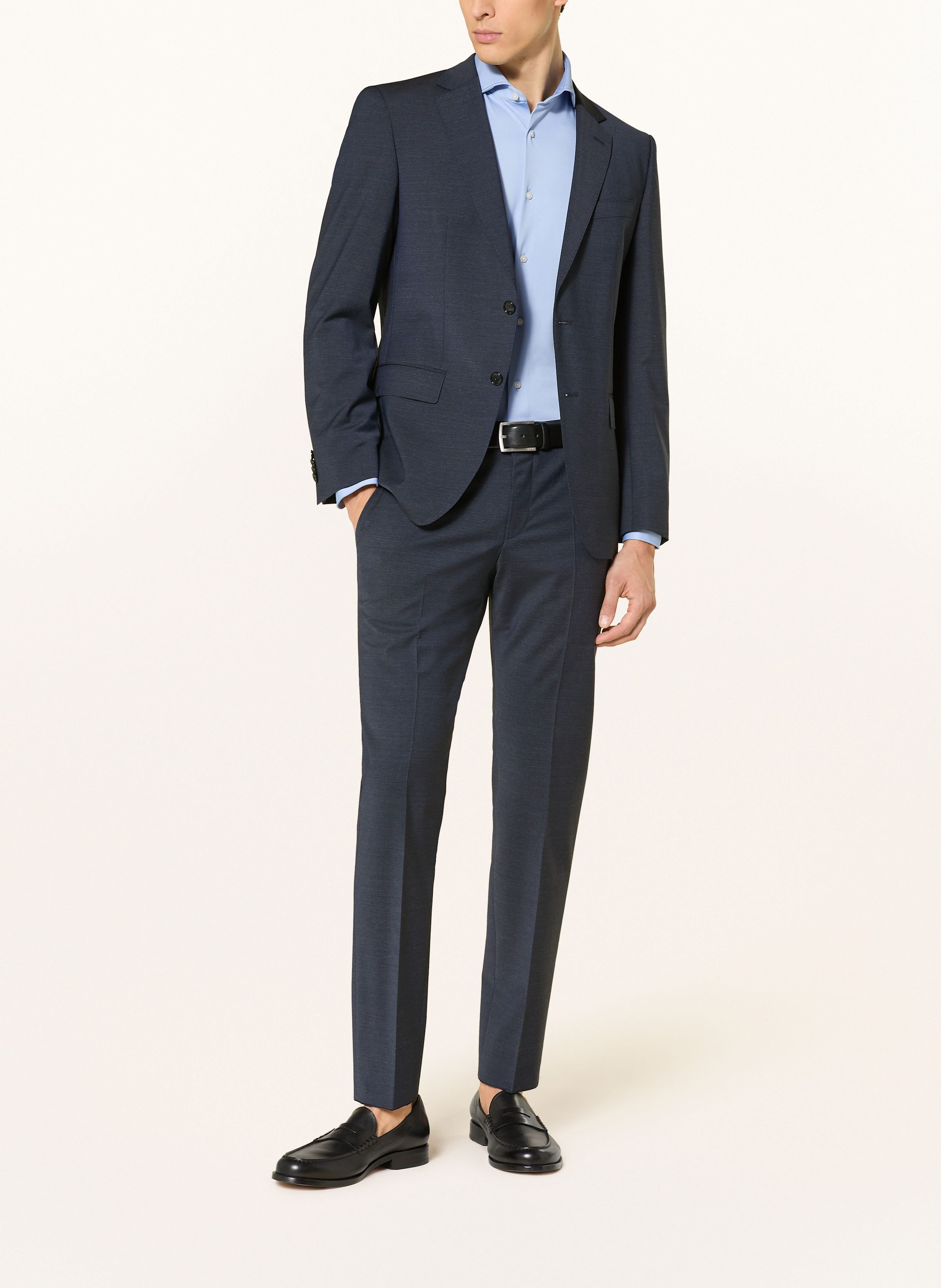 Thumbnail - Boss Hemd Hank Performance Slim Fit blau