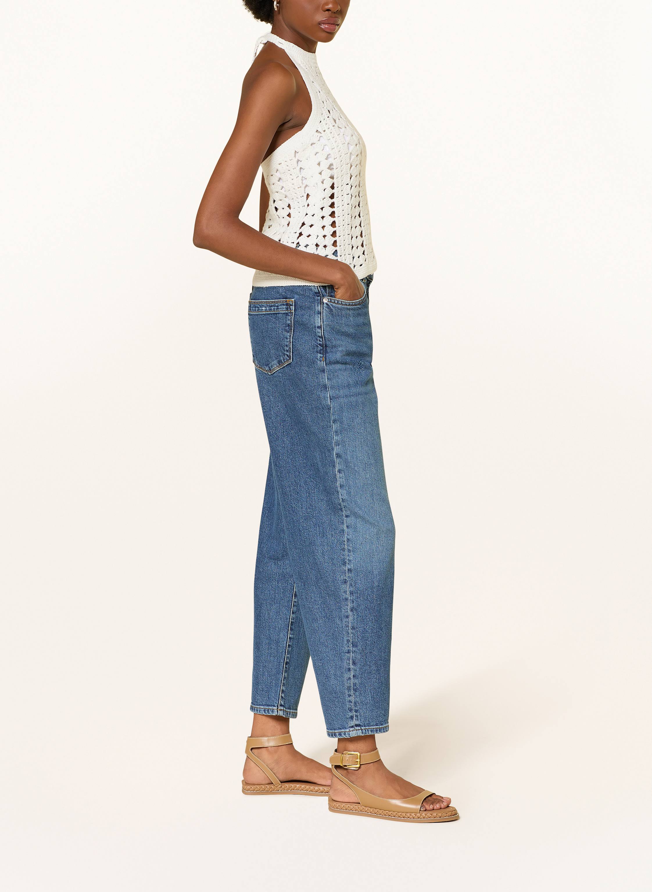 Thumbnail - Reiss Mom Jeans blau