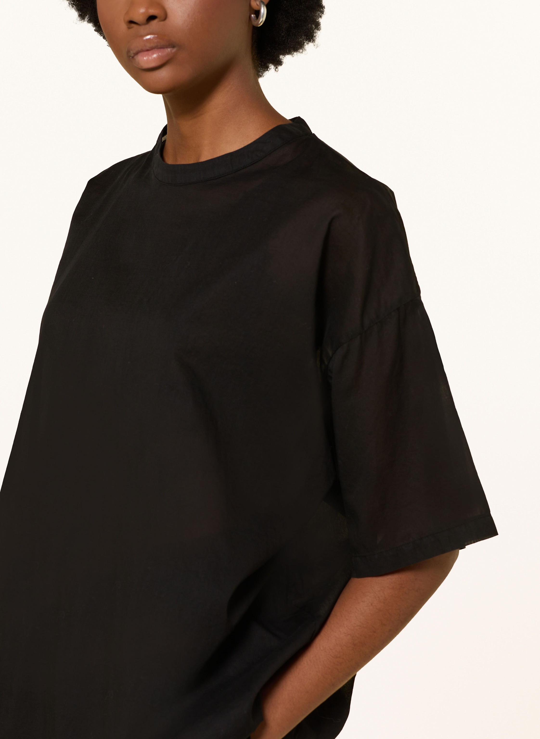 Thumbnail - Black Palms Oversized-Shirt Clear schwarz