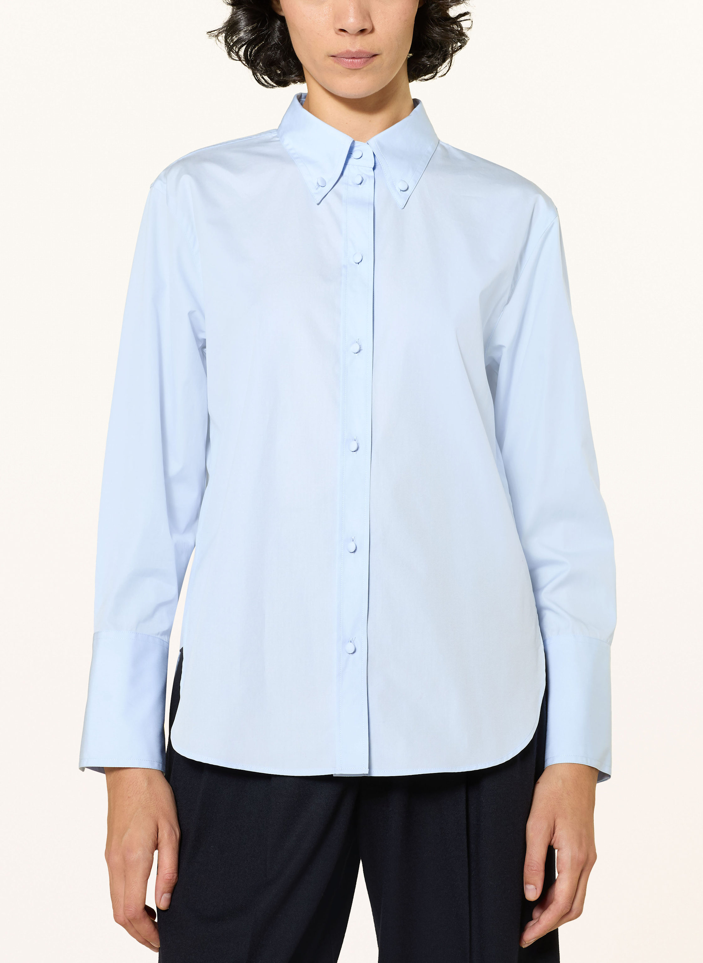 Thumbnail - Windsor. Hemdbluse blau