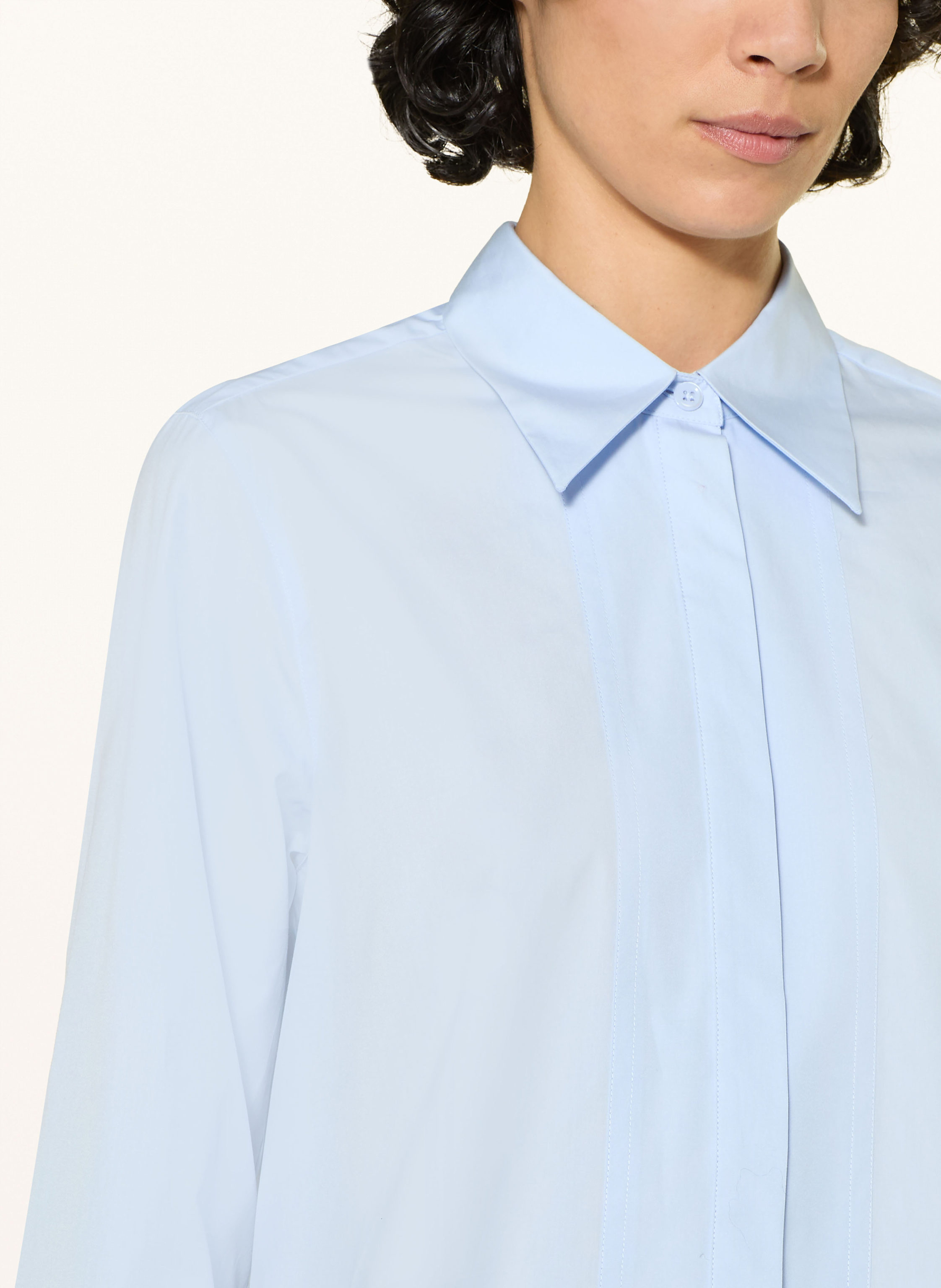 Thumbnail - Windsor. Hemdbluse blau