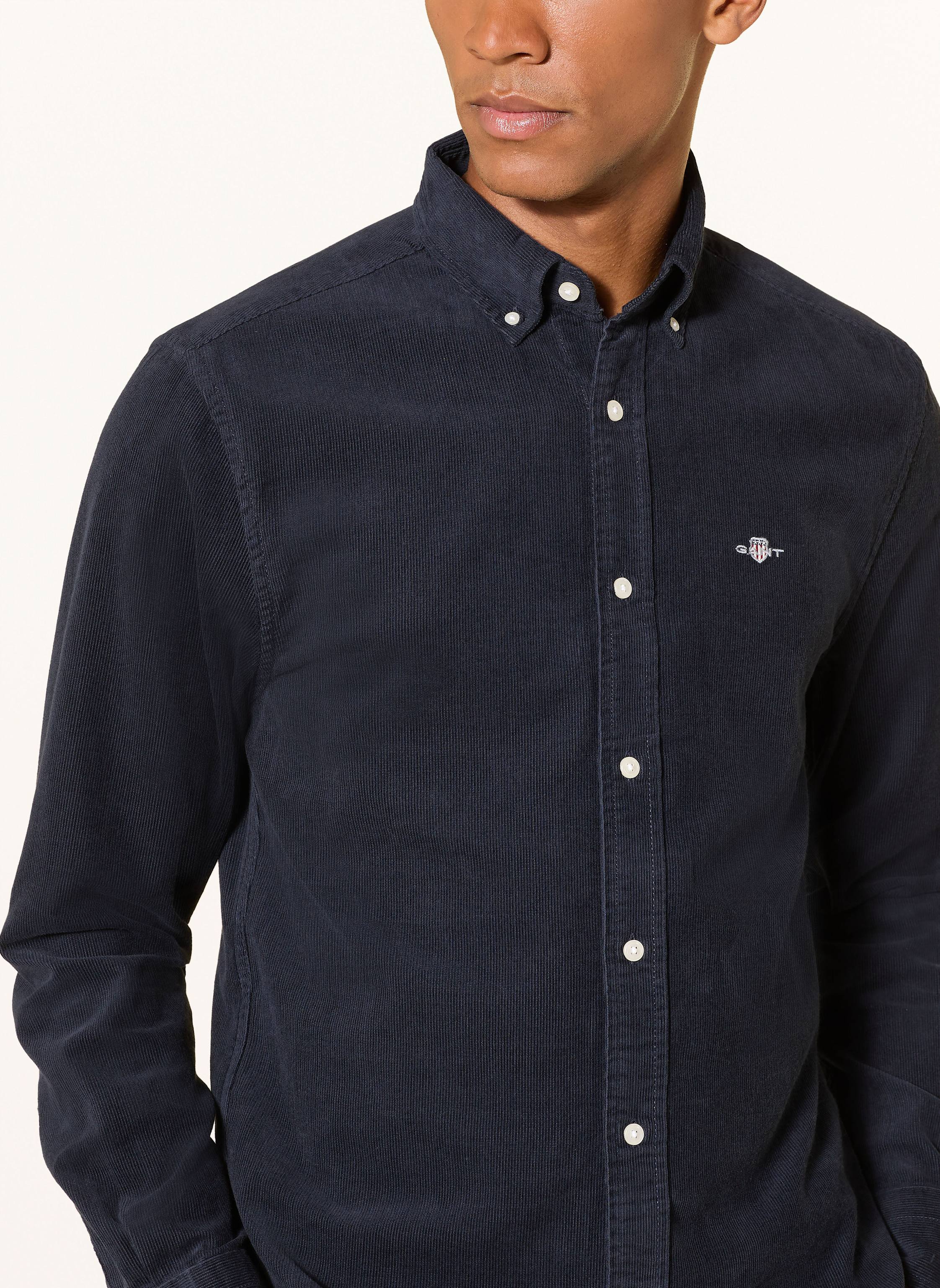 Thumbnail - Gant Cordhemd Regular Fit blau