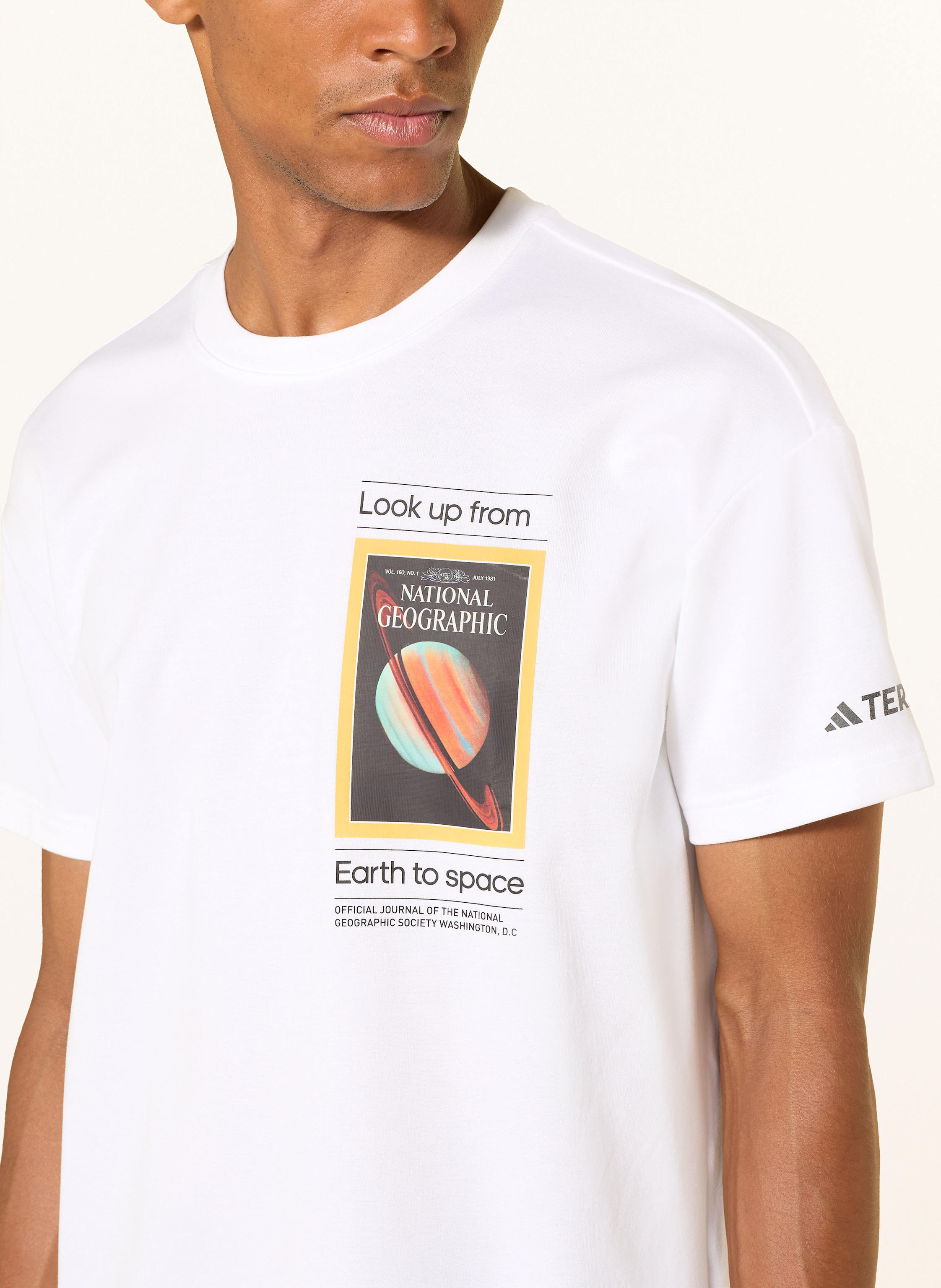 Thumbnail - Adidas Terrex T-Shirt National Geographic Graphic weiss