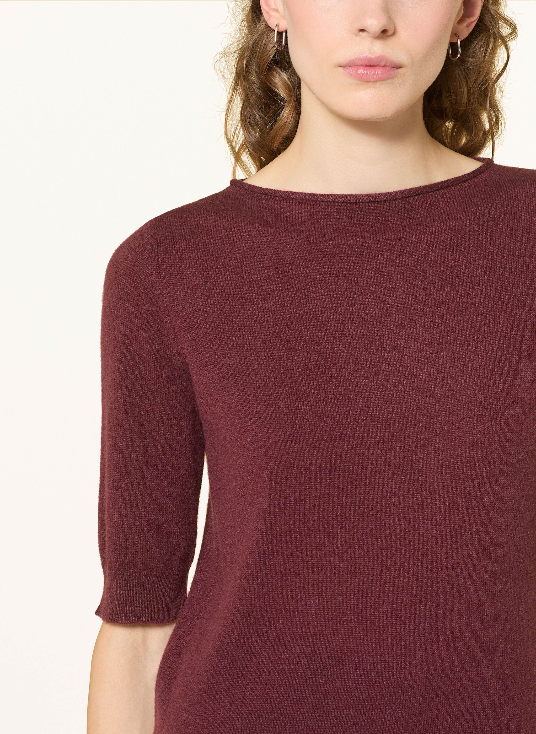 Thumbnail - Marella Strickshirt Mit 3/4-Arm Aus Cashmere rot