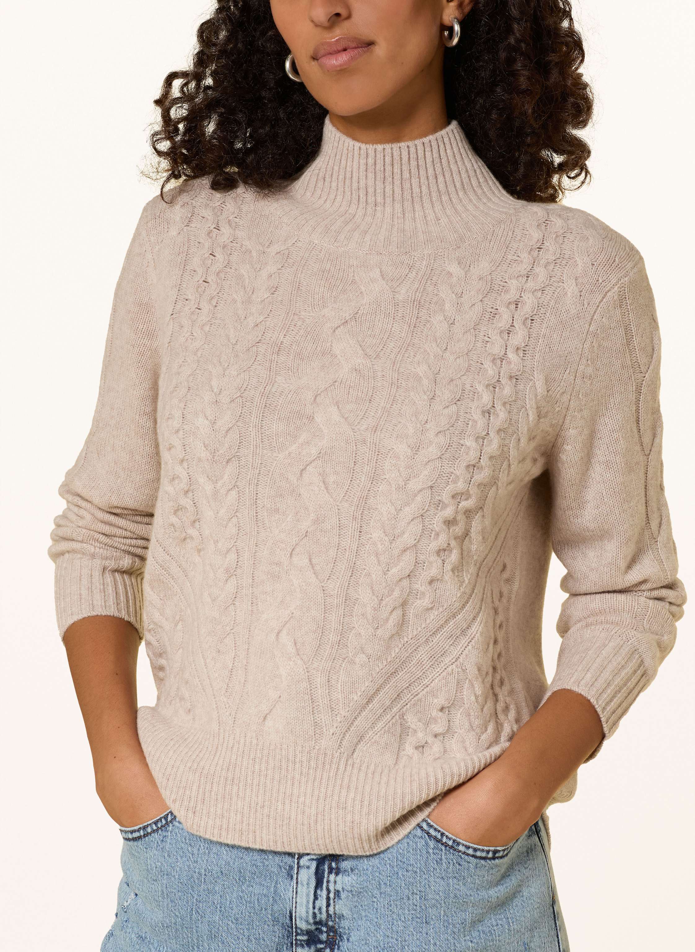 Thumbnail - Darling Harbour Pullover Mit Cashmere beige