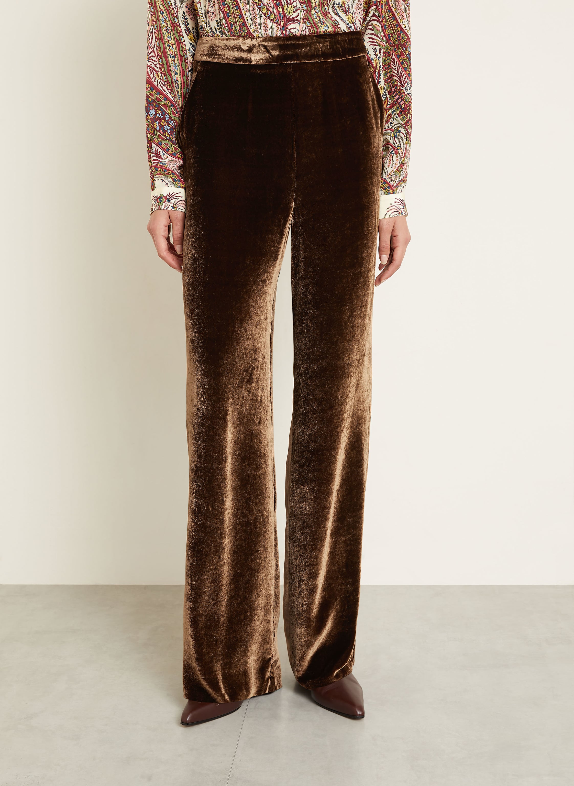 Thumbnail - Etro Samthose braun